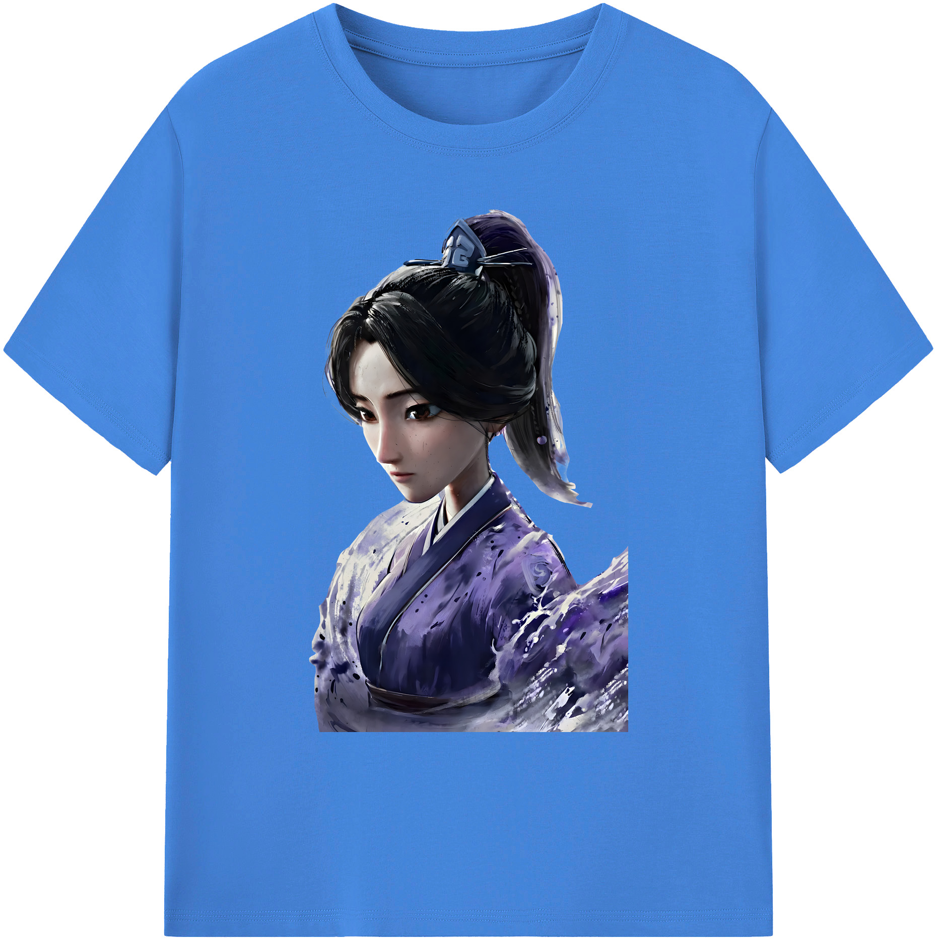 （画像用） Ne Zha 2 ナタ 魔童の大暴れ 綿100％ メンズ半袖Tシャツ｜肌触りやわらか＆通気性