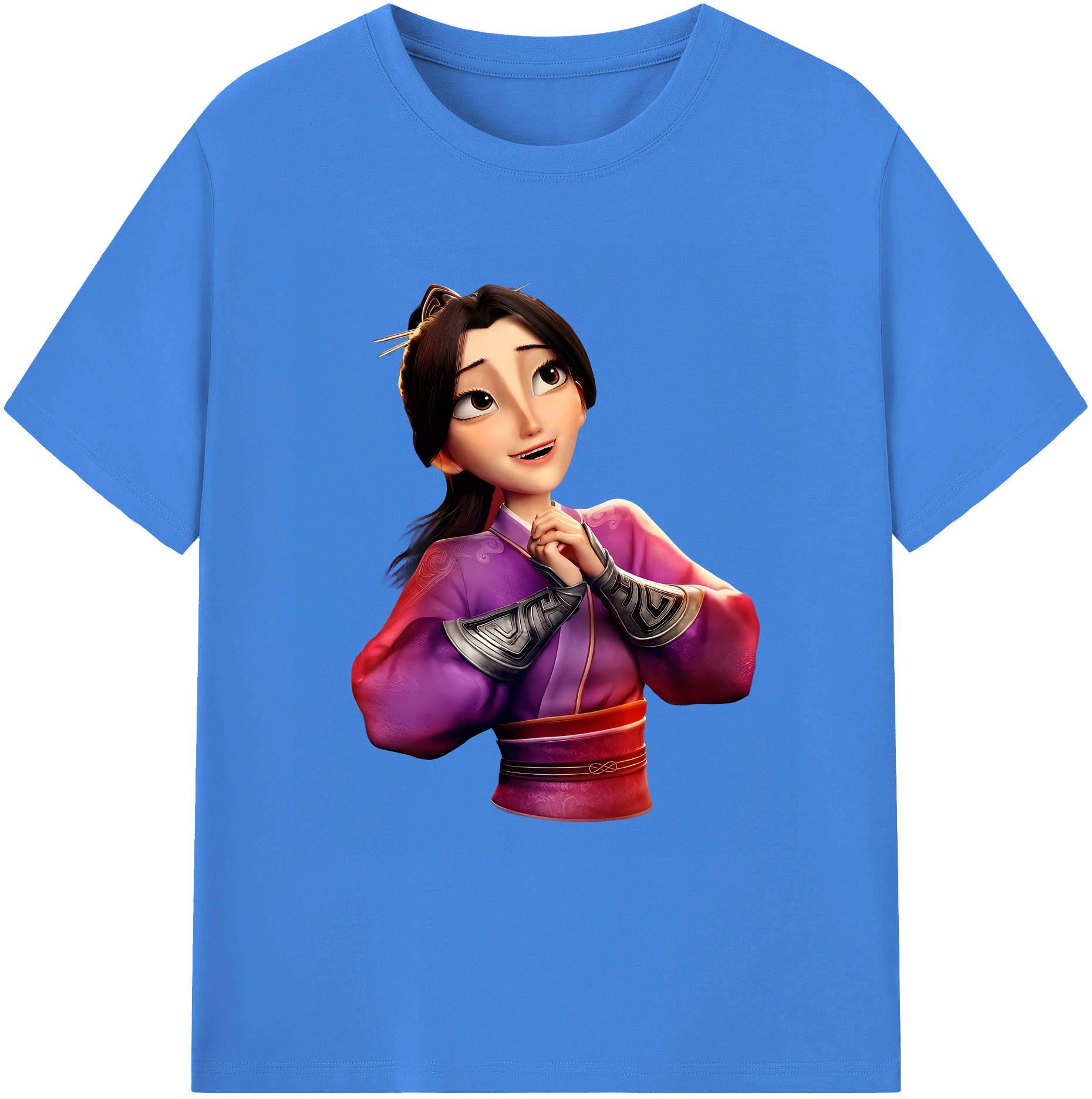 （画像用） Ne Zha 2 ナタ 魔童の大暴れ 綿100％ メンズ半袖Tシャツ｜肌触りやわらか＆通気性