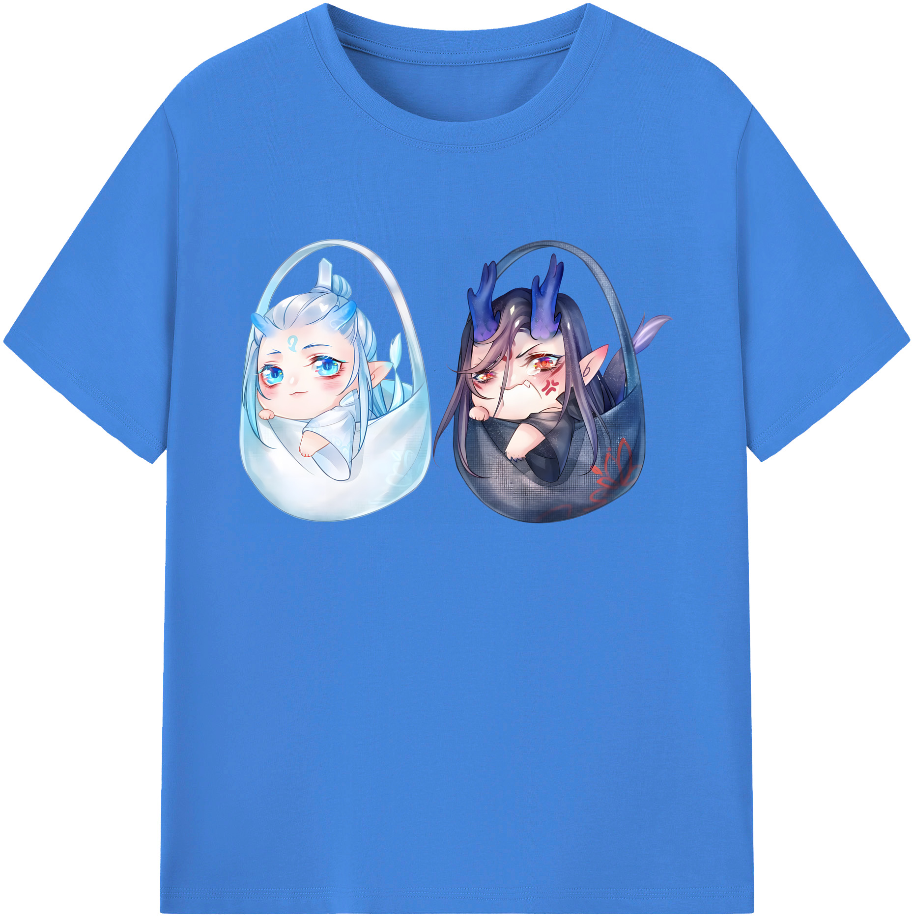 （画像用） Ne Zha 2 ナタ 魔童の大暴れ 綿100％ メンズ半袖Tシャツ｜肌触りやわらか＆通気性