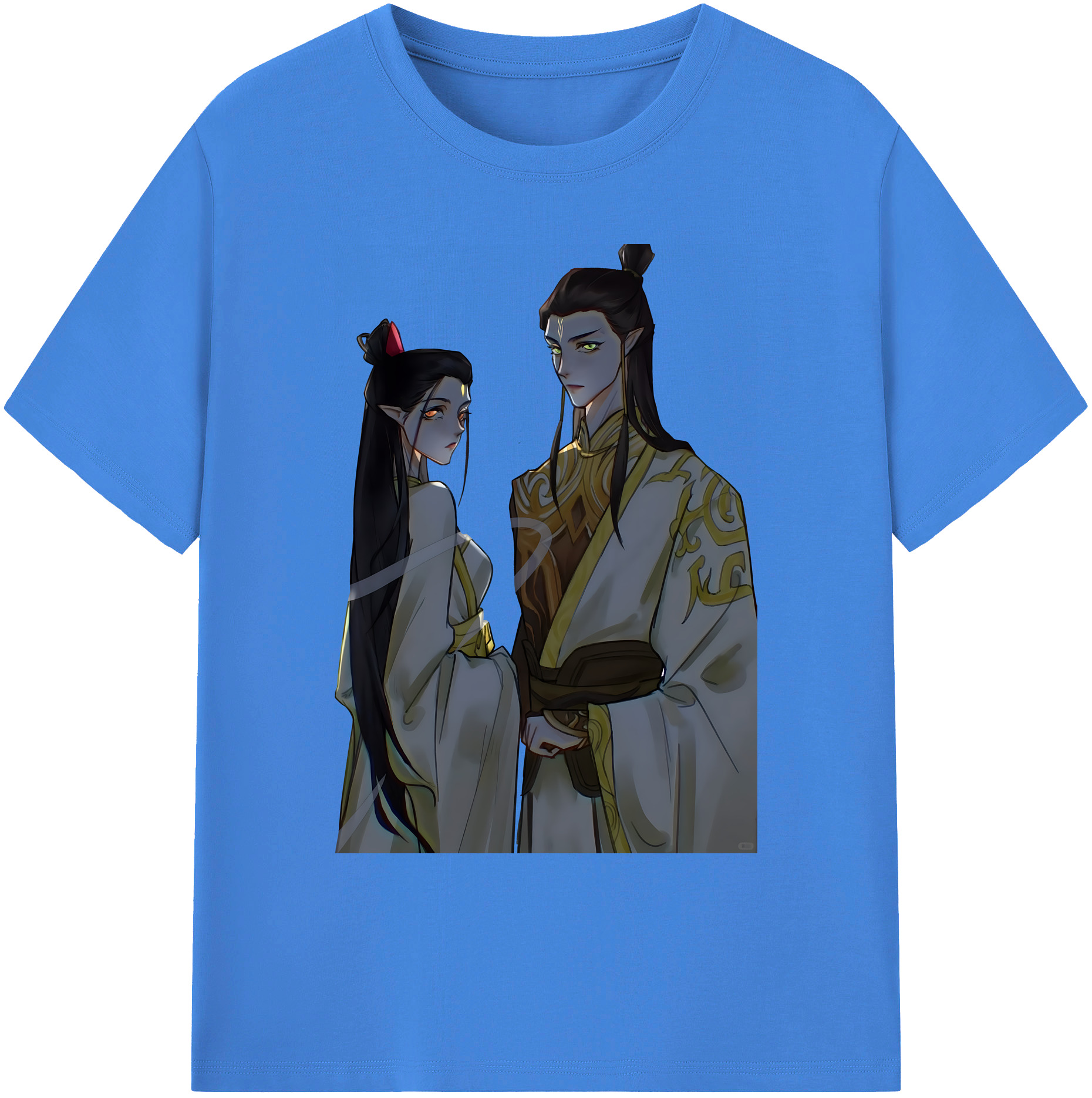 （画像用） Ne Zha 2 ナタ 魔童の大暴れ 綿100％ メンズ半袖Tシャツ｜肌触りやわらか＆通気性