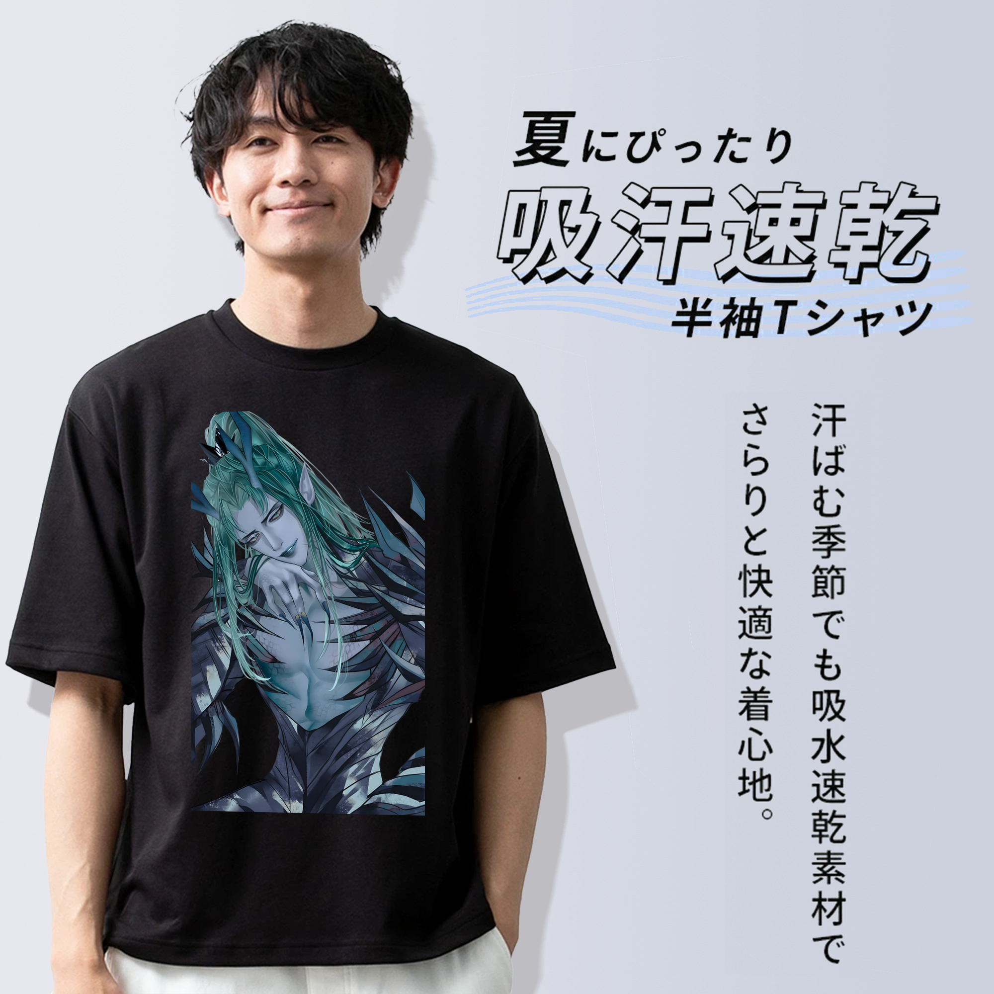 Ne Zha 2 ナタ 魔童の大暴れ 綿100％ メンズ半袖Tシャツ｜肌触りやわらか＆通気性