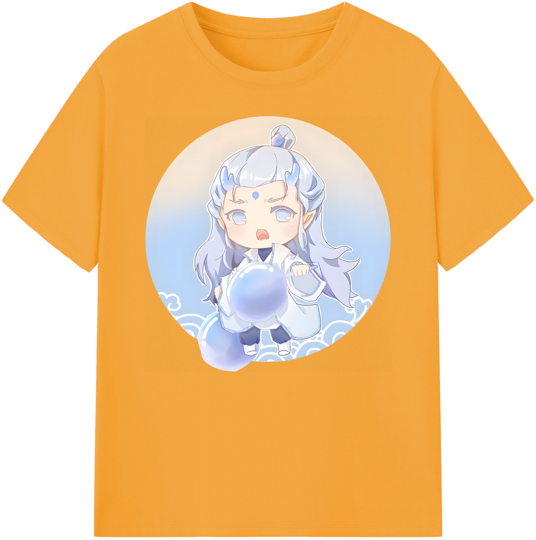 （画像用） Ne Zha 2 ナタ 魔童の大暴れ 綿100％ メンズ半袖Tシャツ｜肌触りやわらか＆通気性