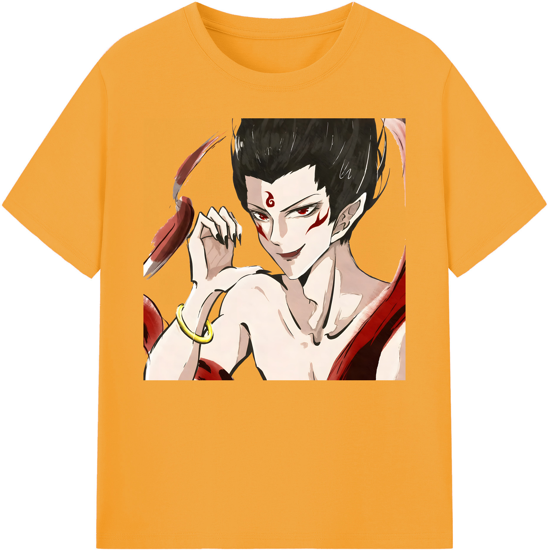（画像用） Ne Zha 2 ナタ 魔童の大暴れ 綿100％ メンズ半袖Tシャツ｜肌触りやわらか＆通気性
