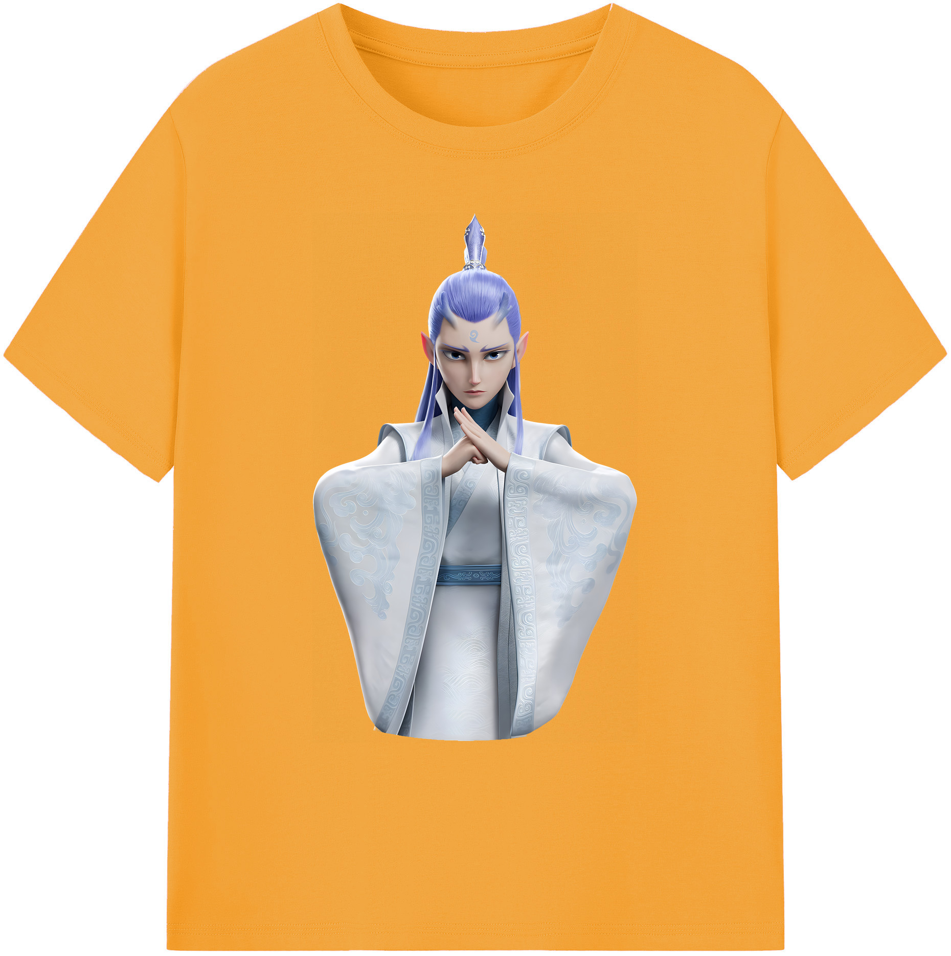 （画像用） Ne Zha 2 ナタ 魔童の大暴れ 綿100％ メンズ半袖Tシャツ｜肌触りやわらか＆通気性