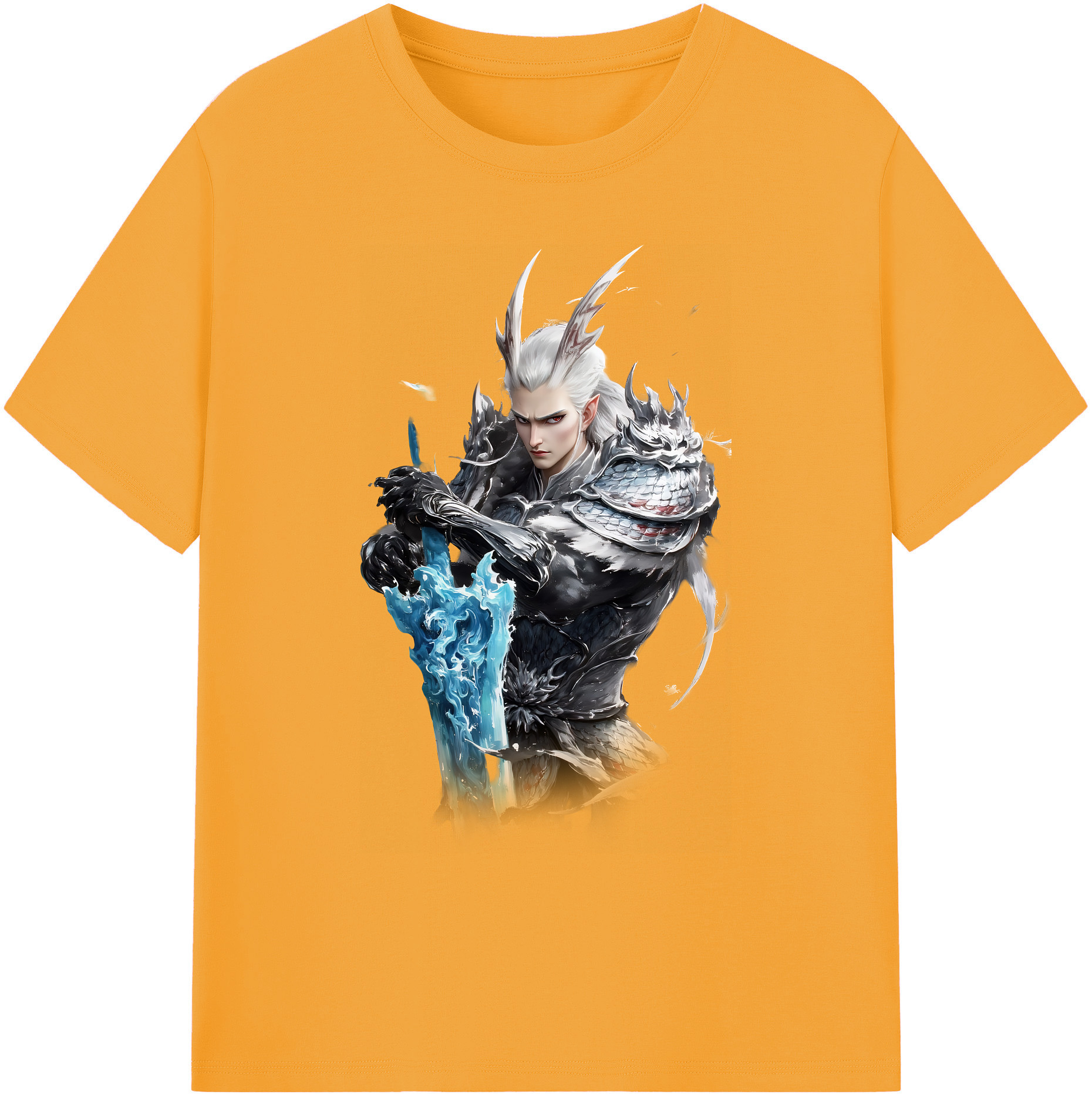 （画像用） Ne Zha 2 ナタ 魔童の大暴れ 綿100％ メンズ半袖Tシャツ｜肌触りやわらか＆通気性