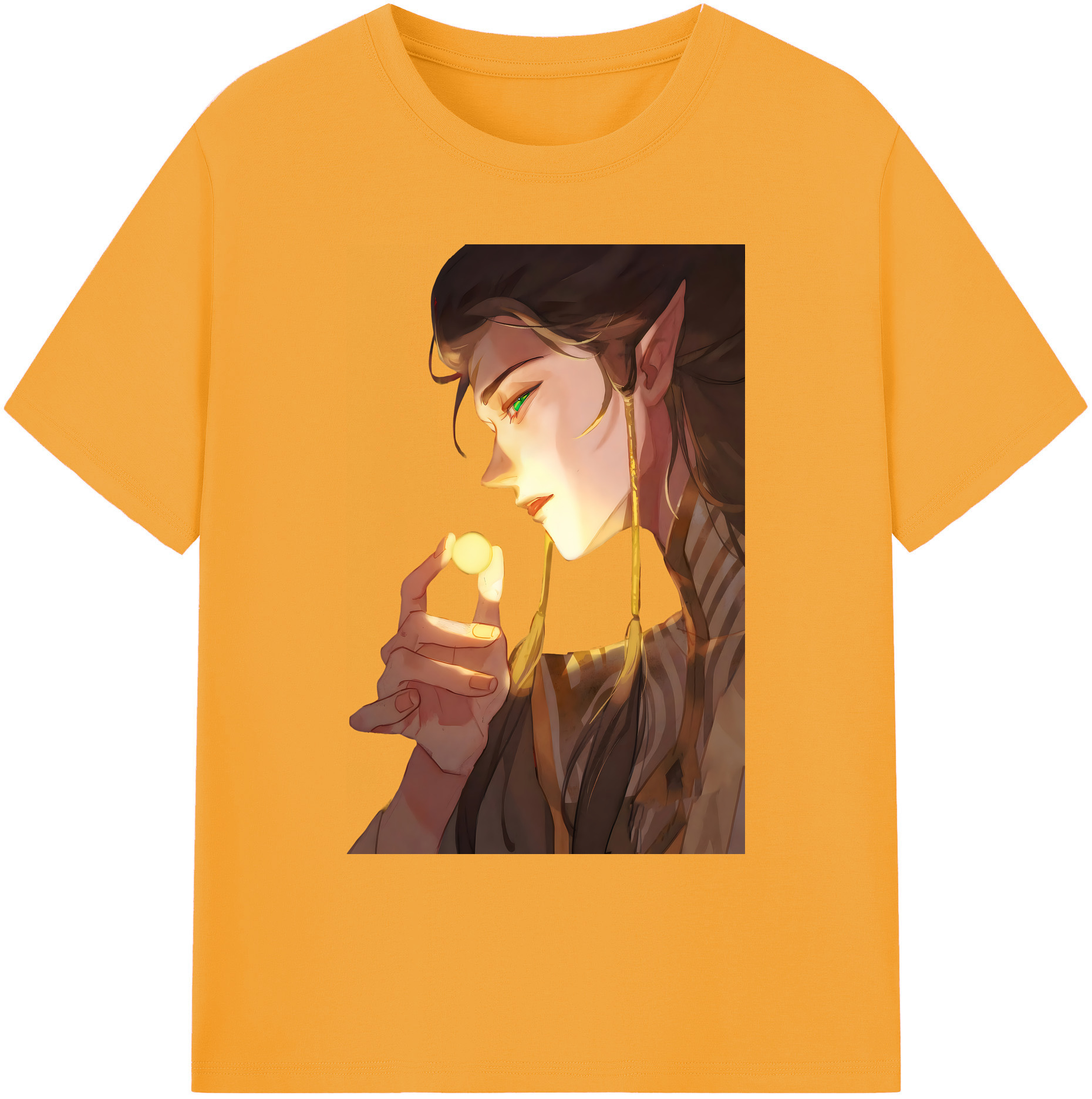 （画像用） Ne Zha 2 ナタ 魔童の大暴れ 綿100％ メンズ半袖Tシャツ｜肌触りやわらか＆通気性