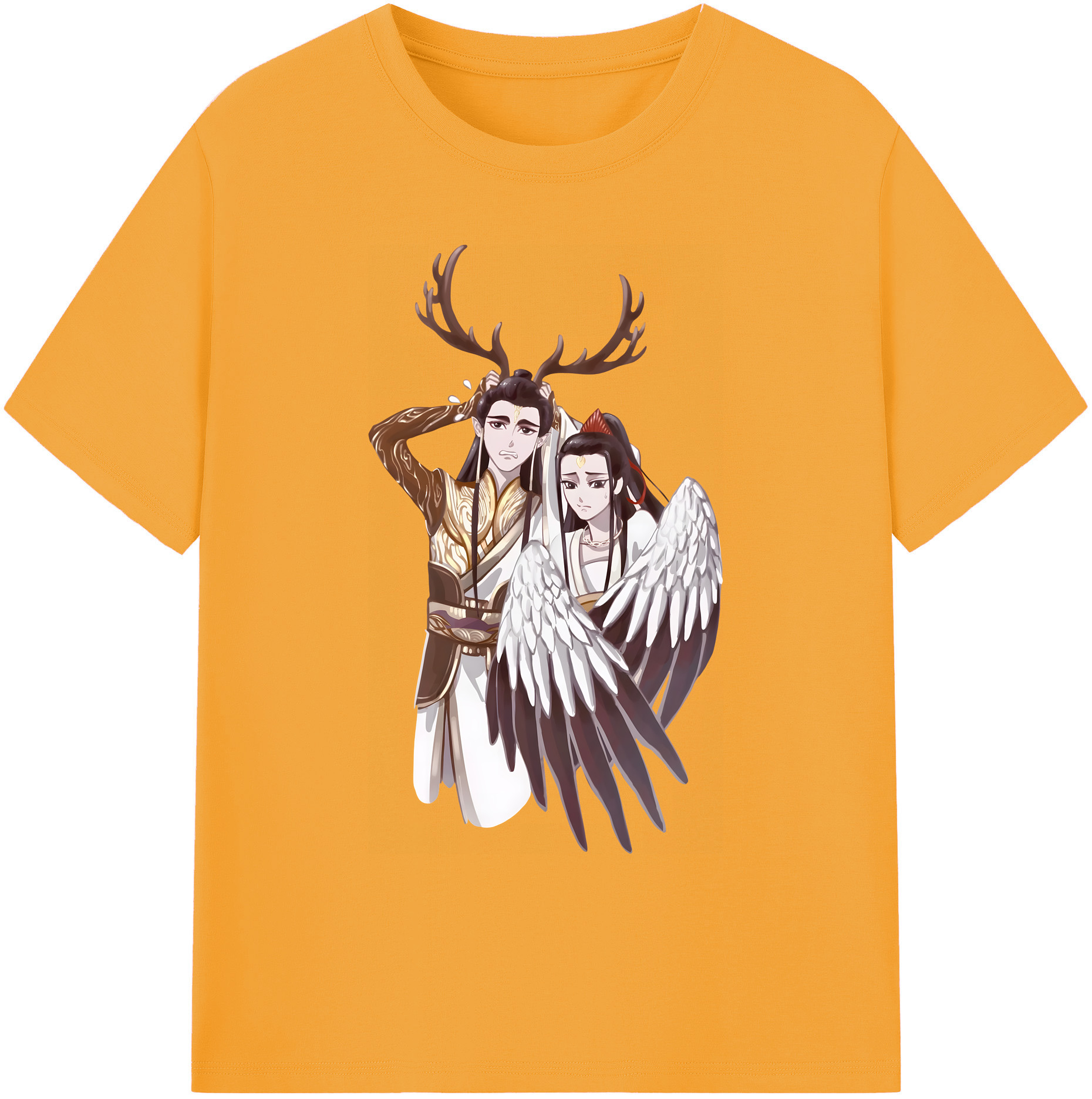 （画像用） Ne Zha 2 ナタ 魔童の大暴れ 綿100％ メンズ半袖Tシャツ｜肌触りやわらか＆通気性