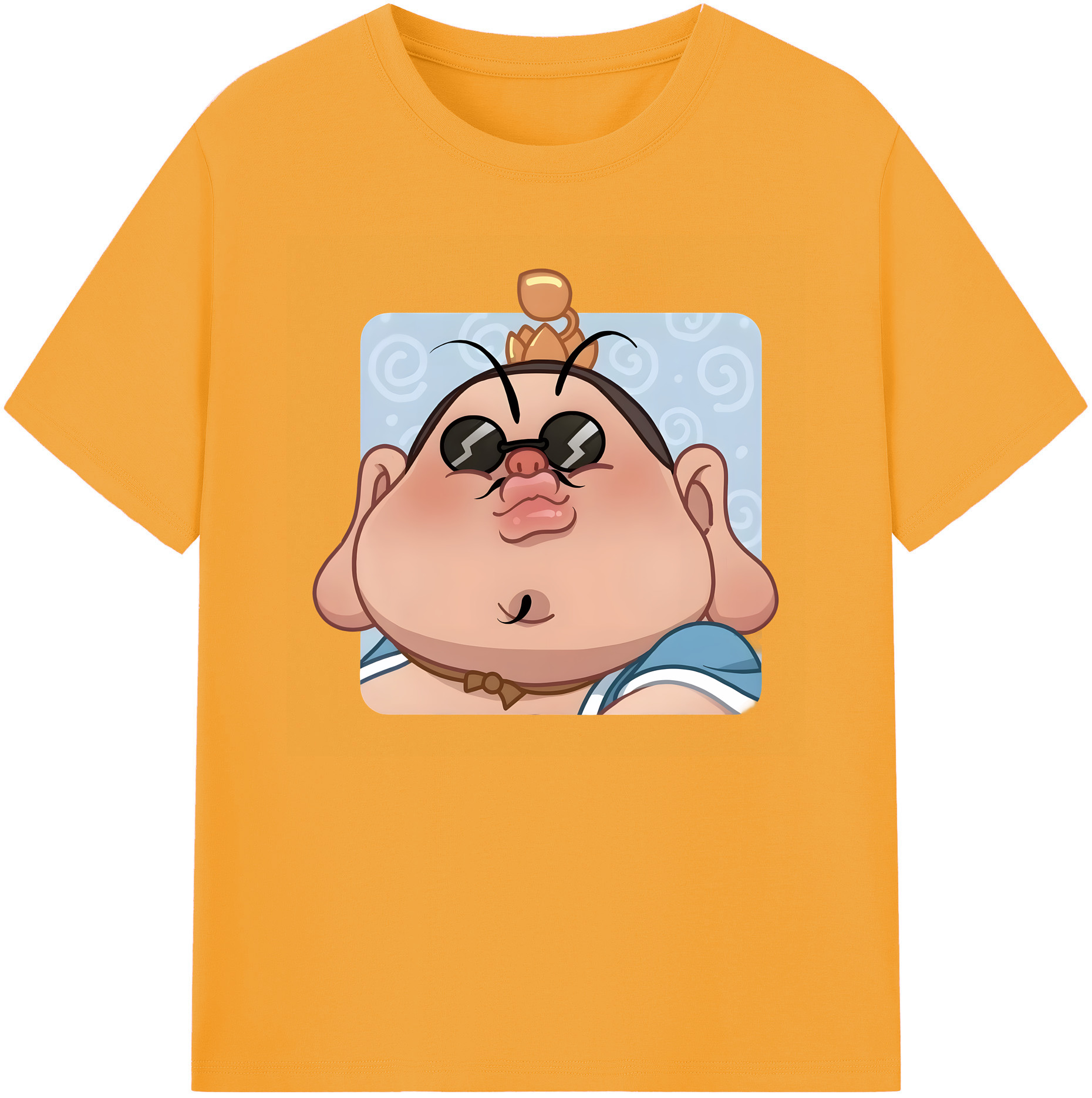 （画像用） Ne Zha 2 ナタ 魔童の大暴れ 綿100％ メンズ半袖Tシャツ｜肌触りやわらか＆通気性