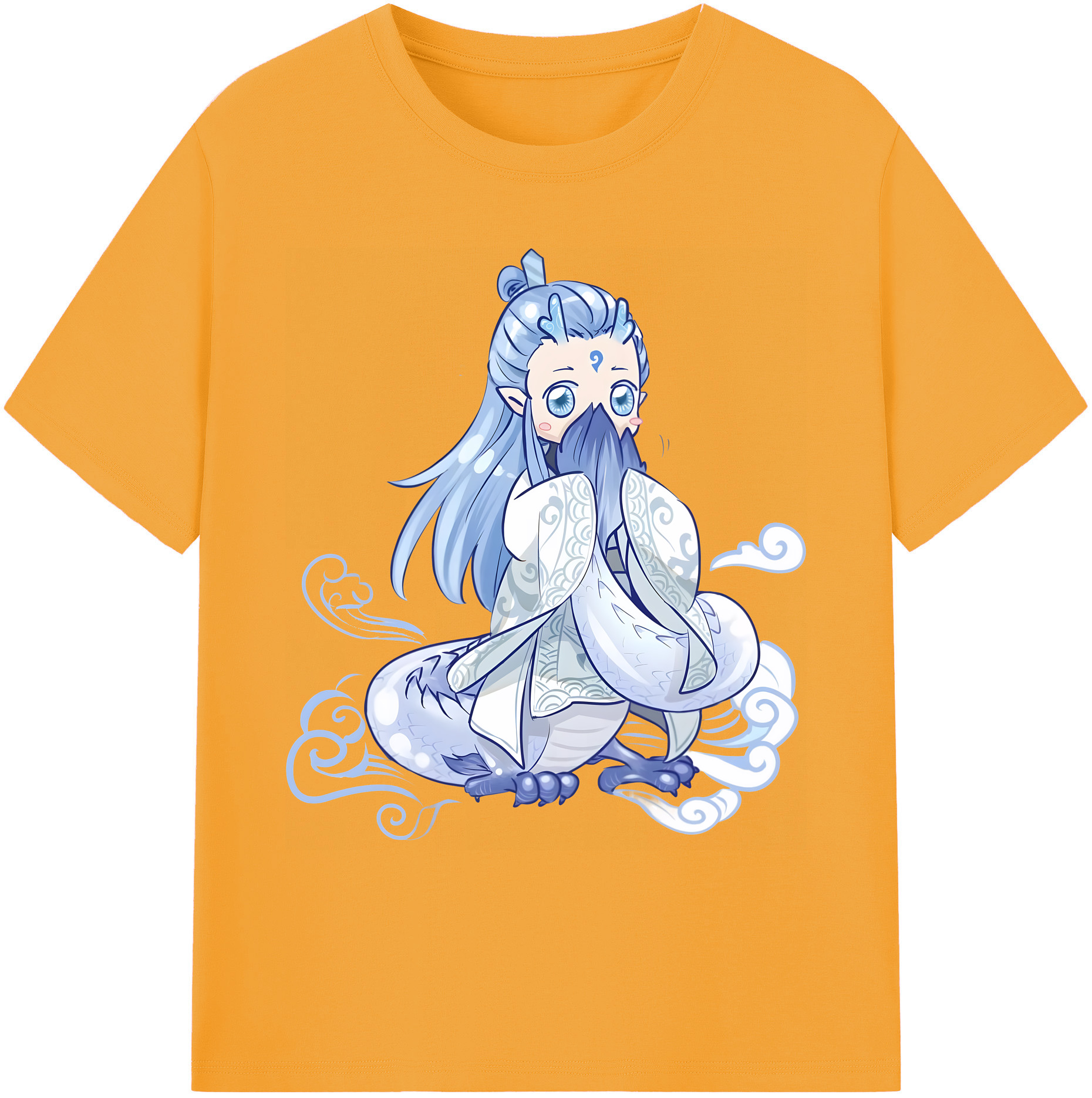 （画像用） Ne Zha 2 ナタ 魔童の大暴れ 綿100％ メンズ半袖Tシャツ｜肌触りやわらか＆通気性
