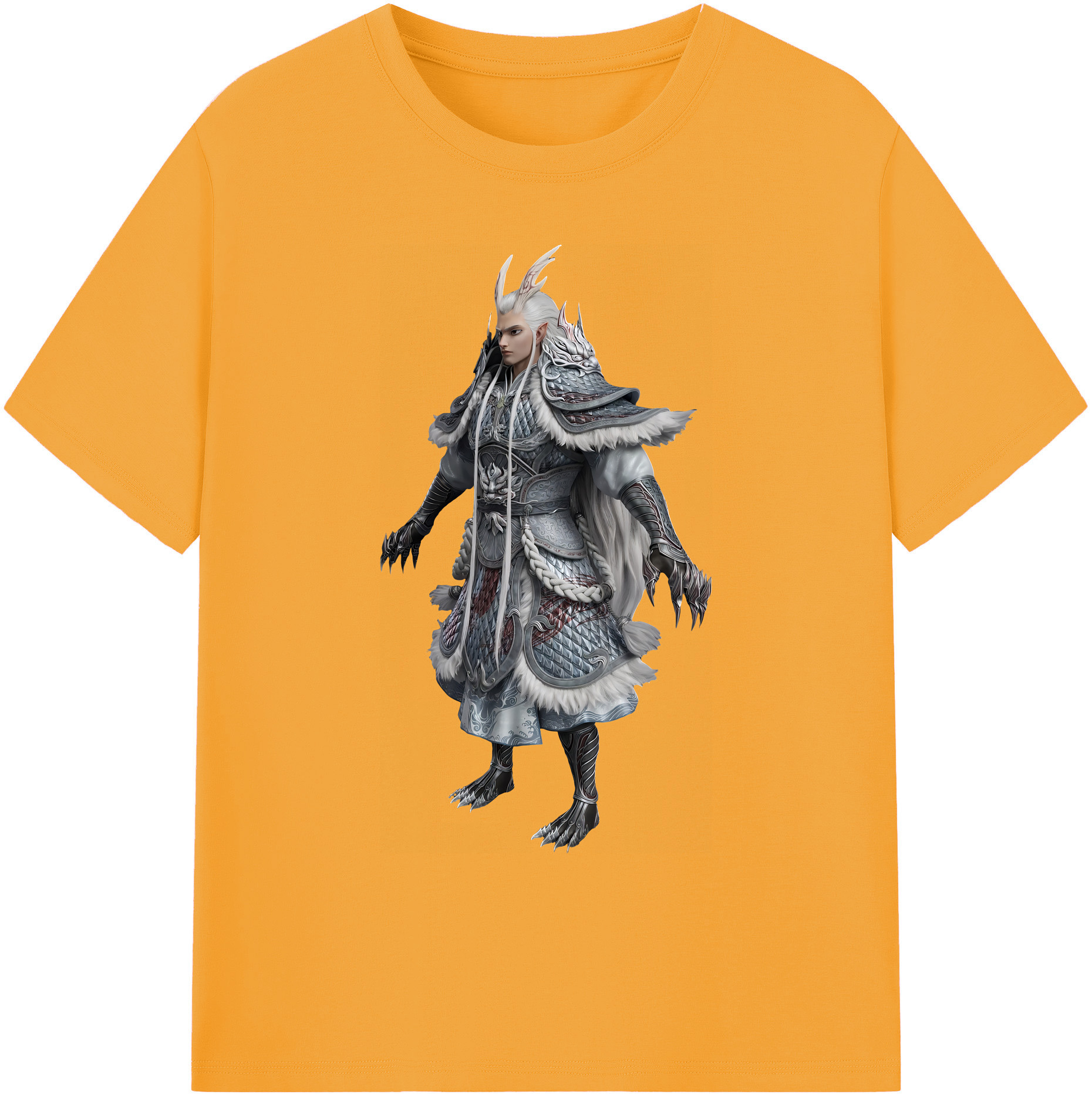 （画像用） Ne Zha 2 ナタ 魔童の大暴れ 綿100％ メンズ半袖Tシャツ｜肌触りやわらか＆通気性