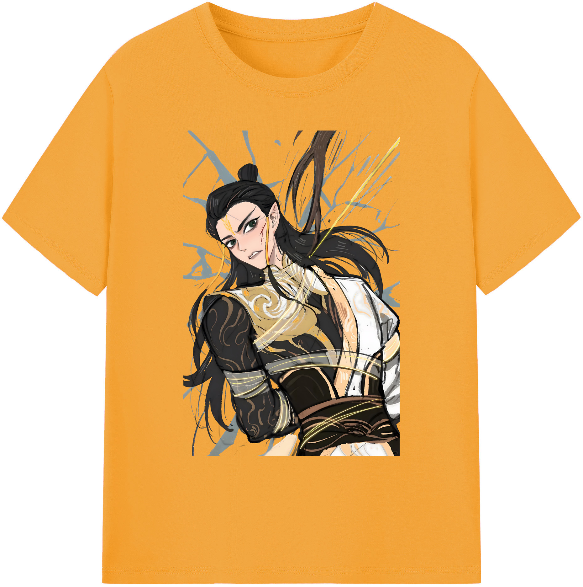 （画像用） Ne Zha 2 ナタ 魔童の大暴れ 綿100％ メンズ半袖Tシャツ｜肌触りやわらか＆通気性