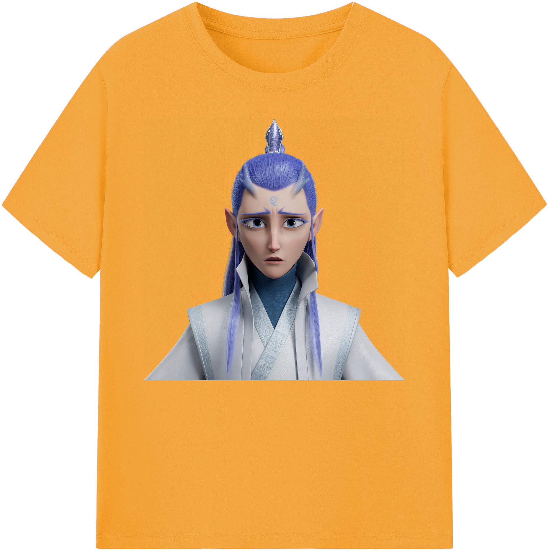 （画像用） Ne Zha 2 ナタ 魔童の大暴れ 綿100％ メンズ半袖Tシャツ｜肌触りやわらか＆通気性
