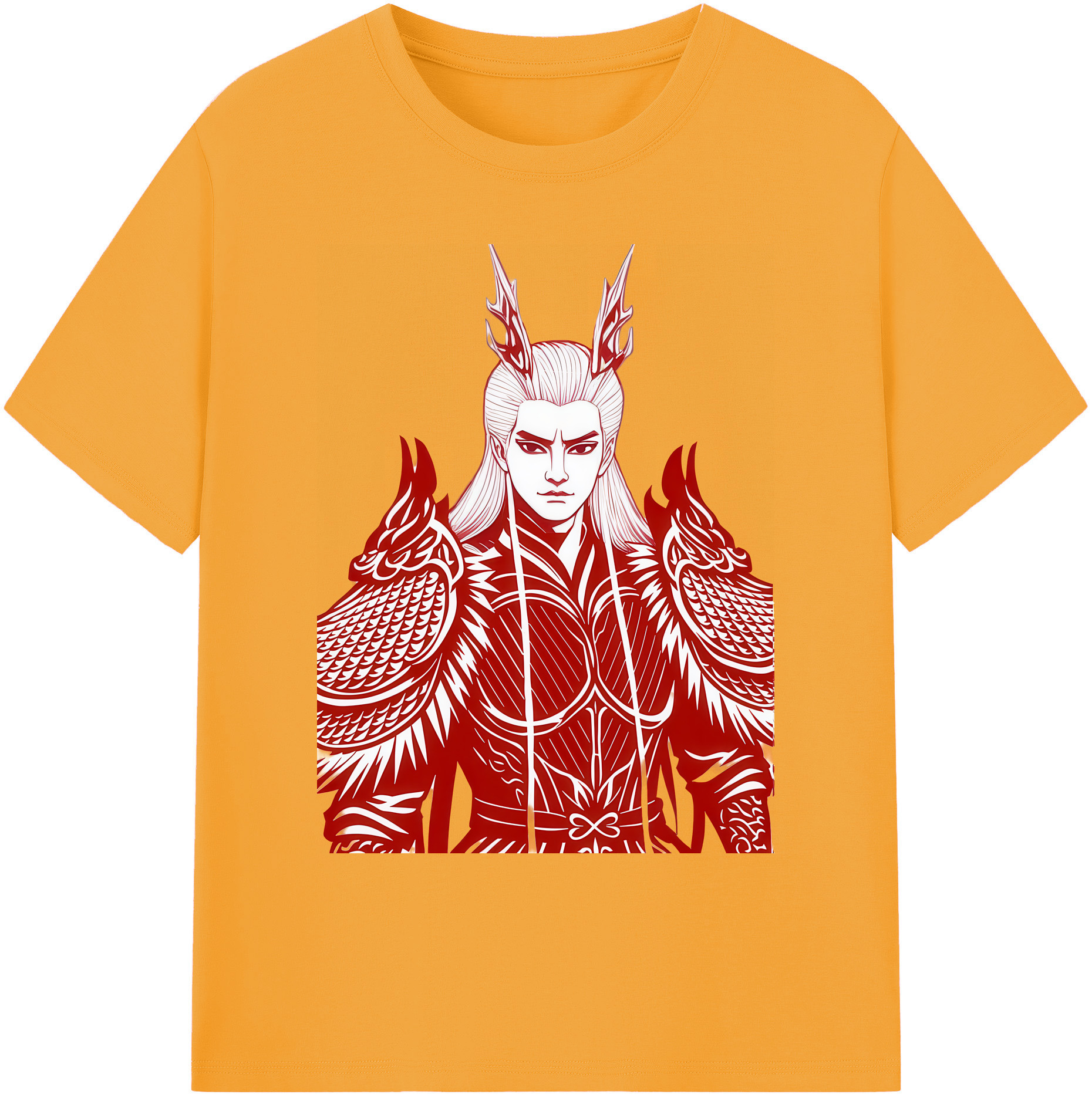 （画像用） Ne Zha 2 ナタ 魔童の大暴れ 綿100％ メンズ半袖Tシャツ｜肌触りやわらか＆通気性