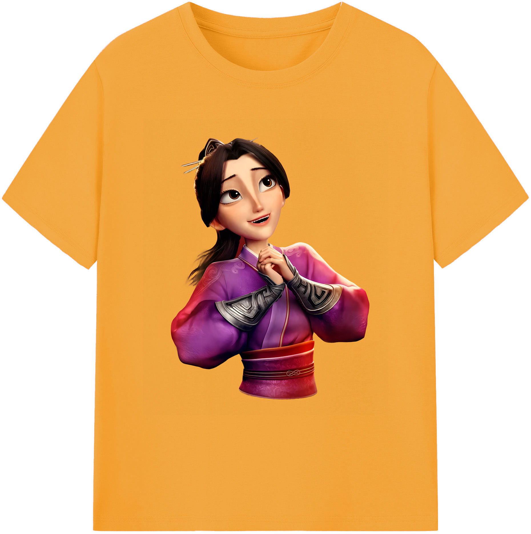 （画像用） Ne Zha 2 ナタ 魔童の大暴れ 綿100％ メンズ半袖Tシャツ｜肌触りやわらか＆通気性