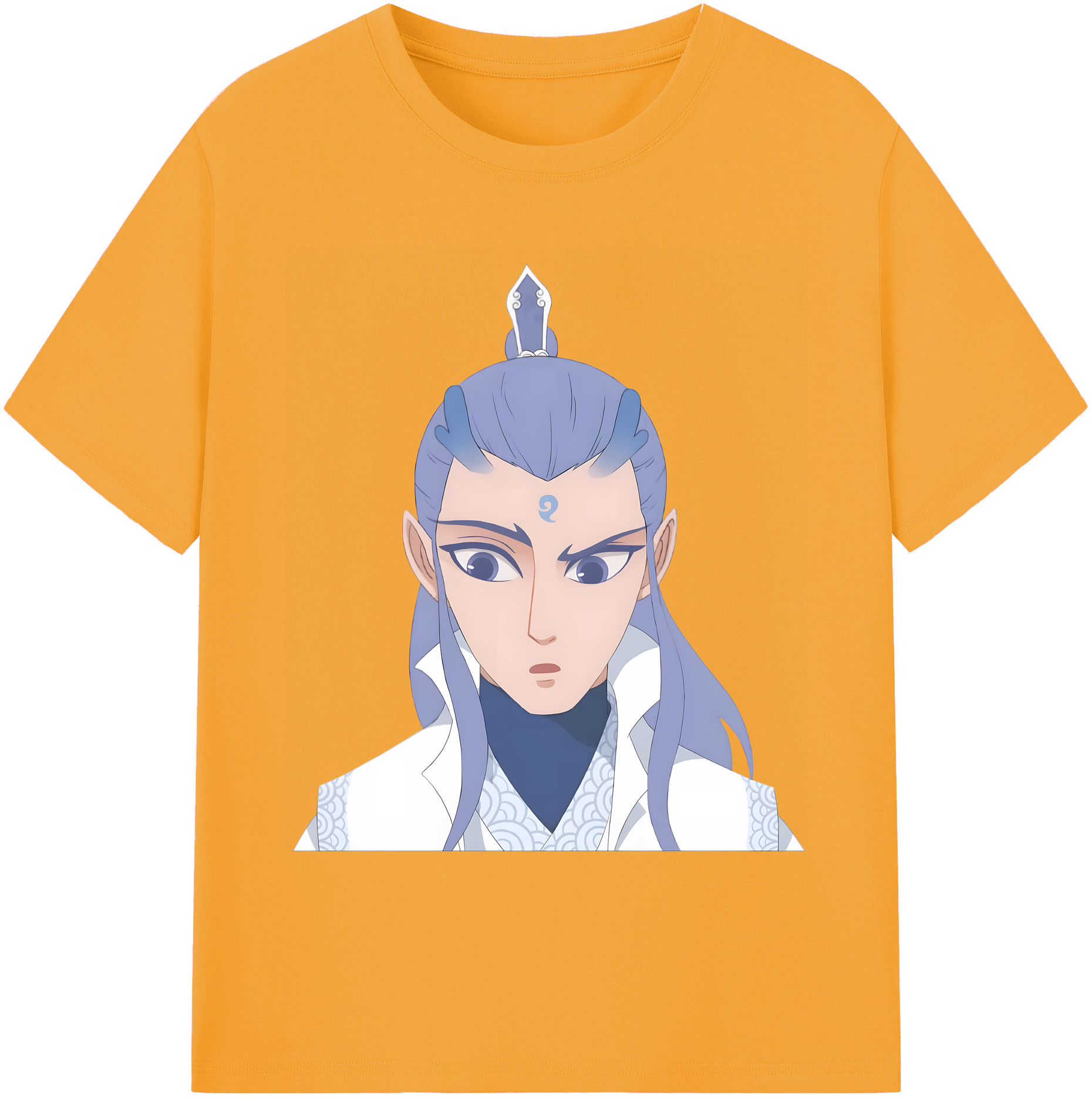 （画像用） Ne Zha 2 ナタ 魔童の大暴れ 綿100％ メンズ半袖Tシャツ｜肌触りやわらか＆通気性