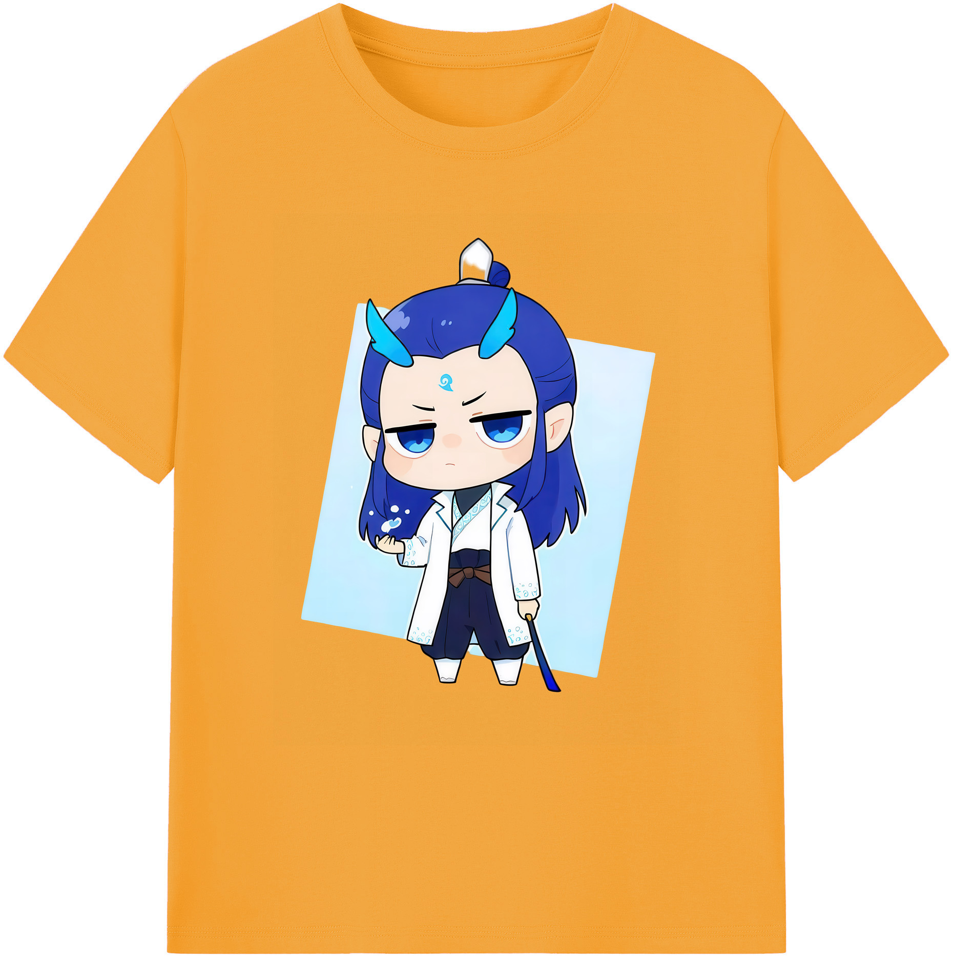 （画像用） Ne Zha 2 ナタ 魔童の大暴れ 綿100％ メンズ半袖Tシャツ｜肌触りやわらか＆通気性