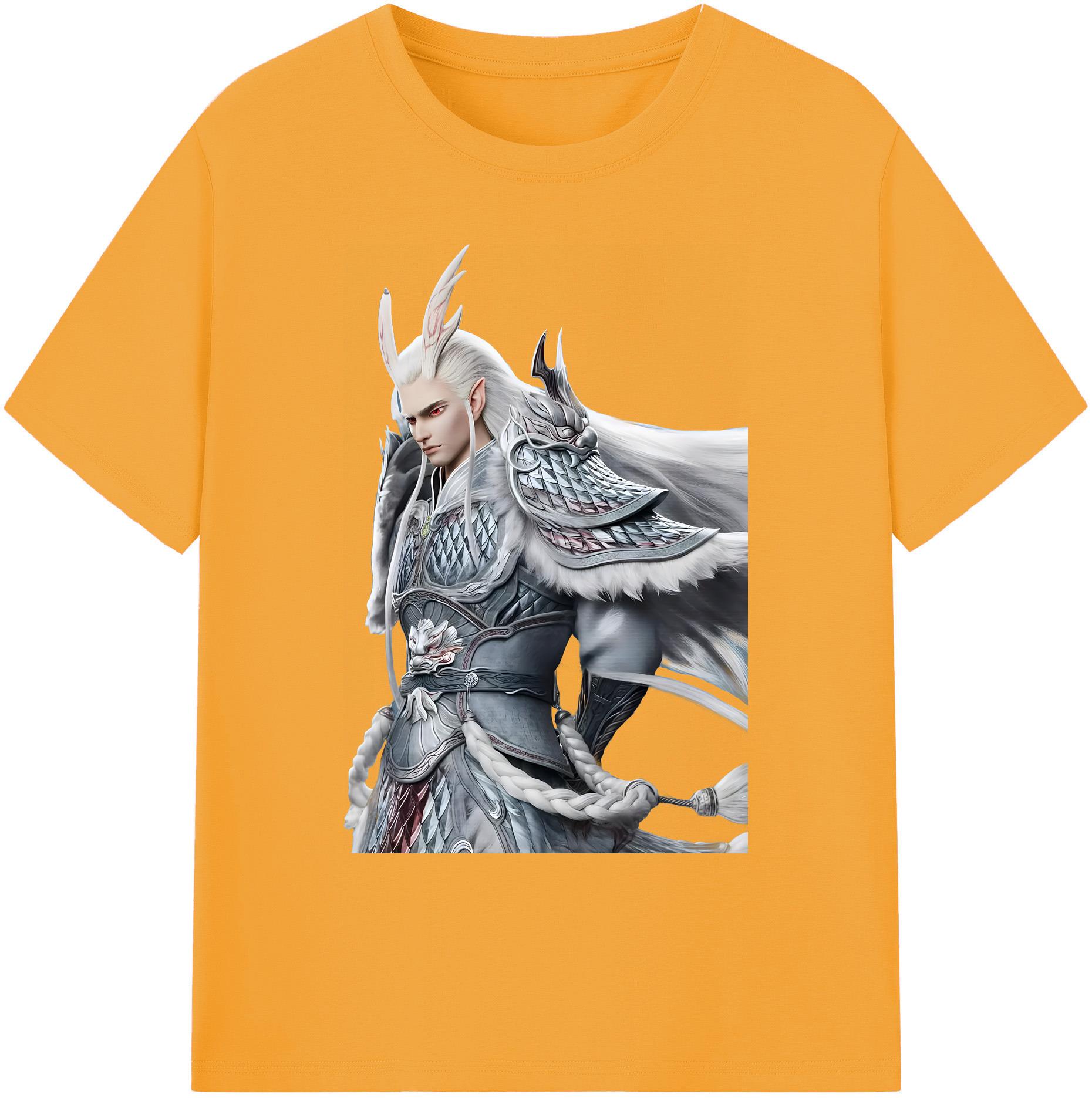 （画像用） Ne Zha 2 ナタ 魔童の大暴れ 綿100％ メンズ半袖Tシャツ｜肌触りやわらか＆通気性
