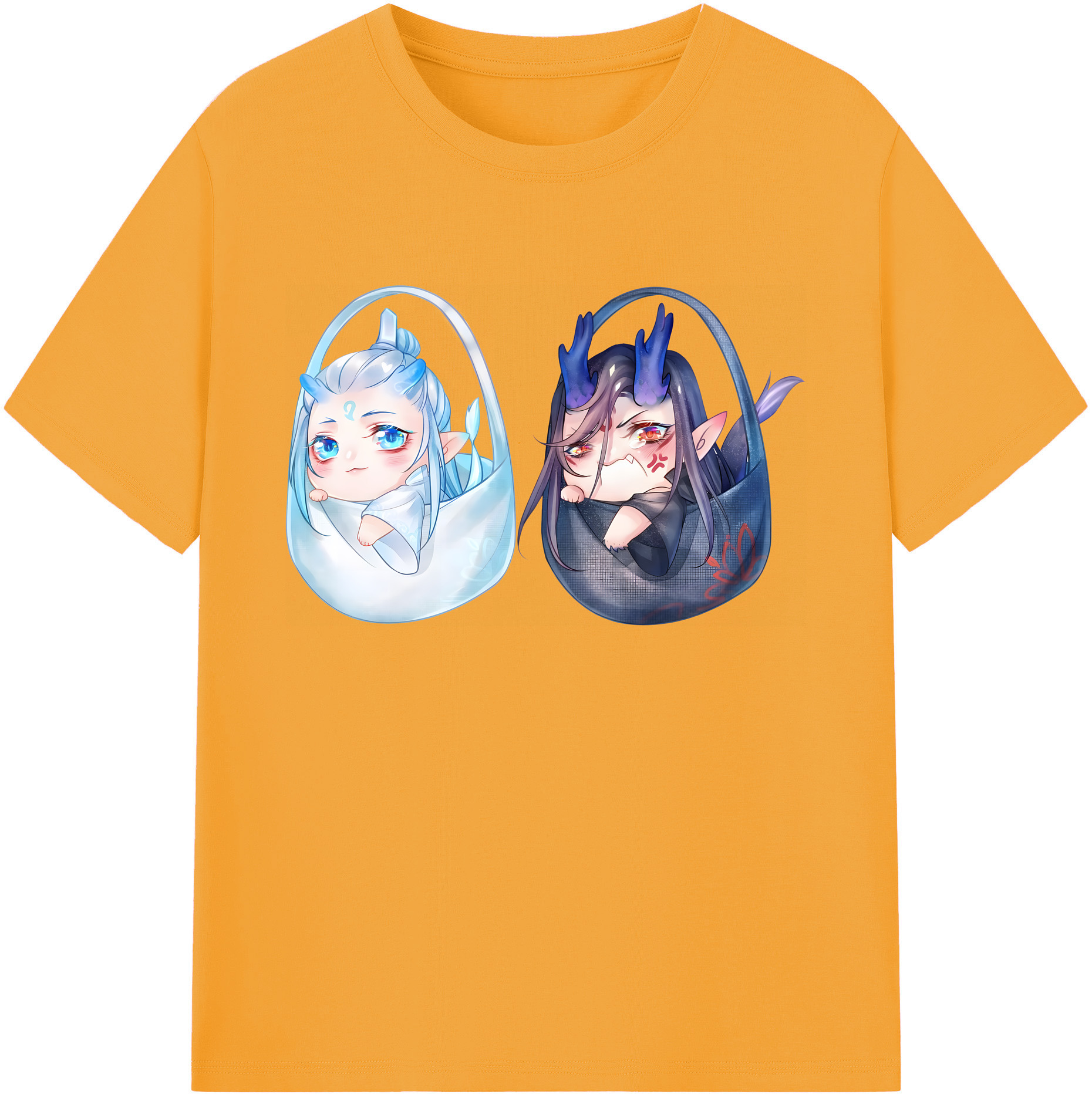 （画像用） Ne Zha 2 ナタ 魔童の大暴れ 綿100％ メンズ半袖Tシャツ｜肌触りやわらか＆通気性