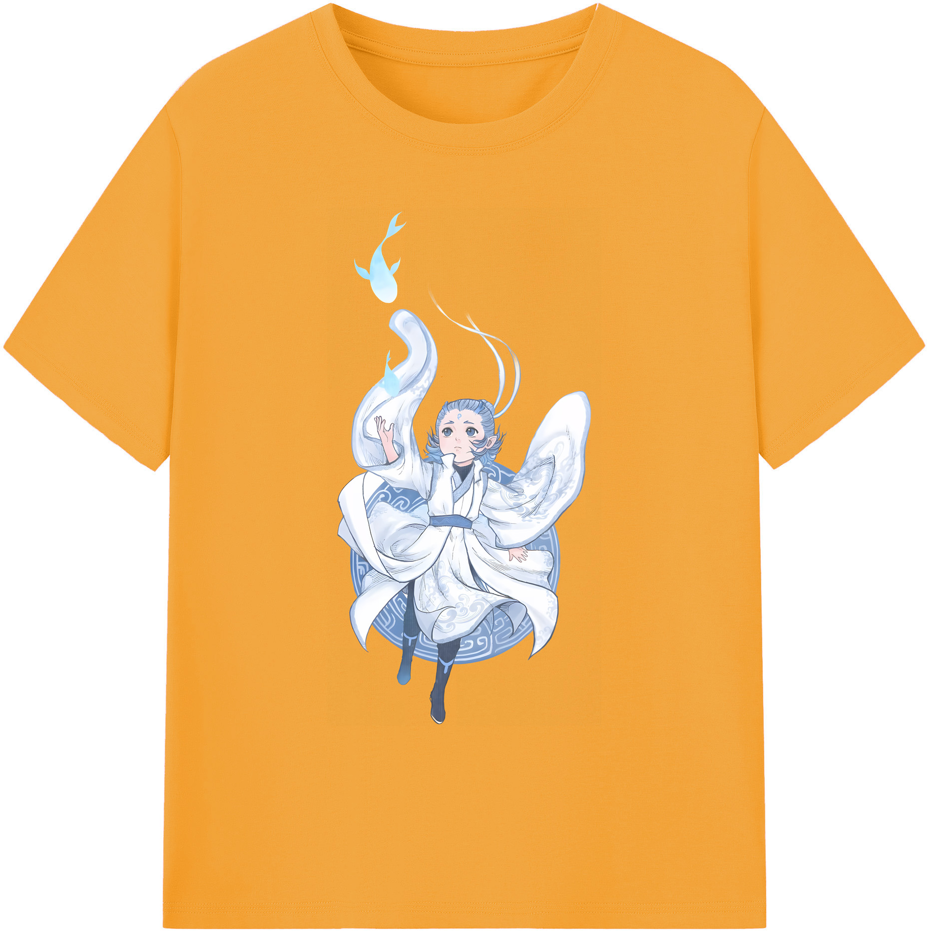 （画像用） Ne Zha 2 ナタ 魔童の大暴れ 綿100％ メンズ半袖Tシャツ｜肌触りやわらか＆通気性
