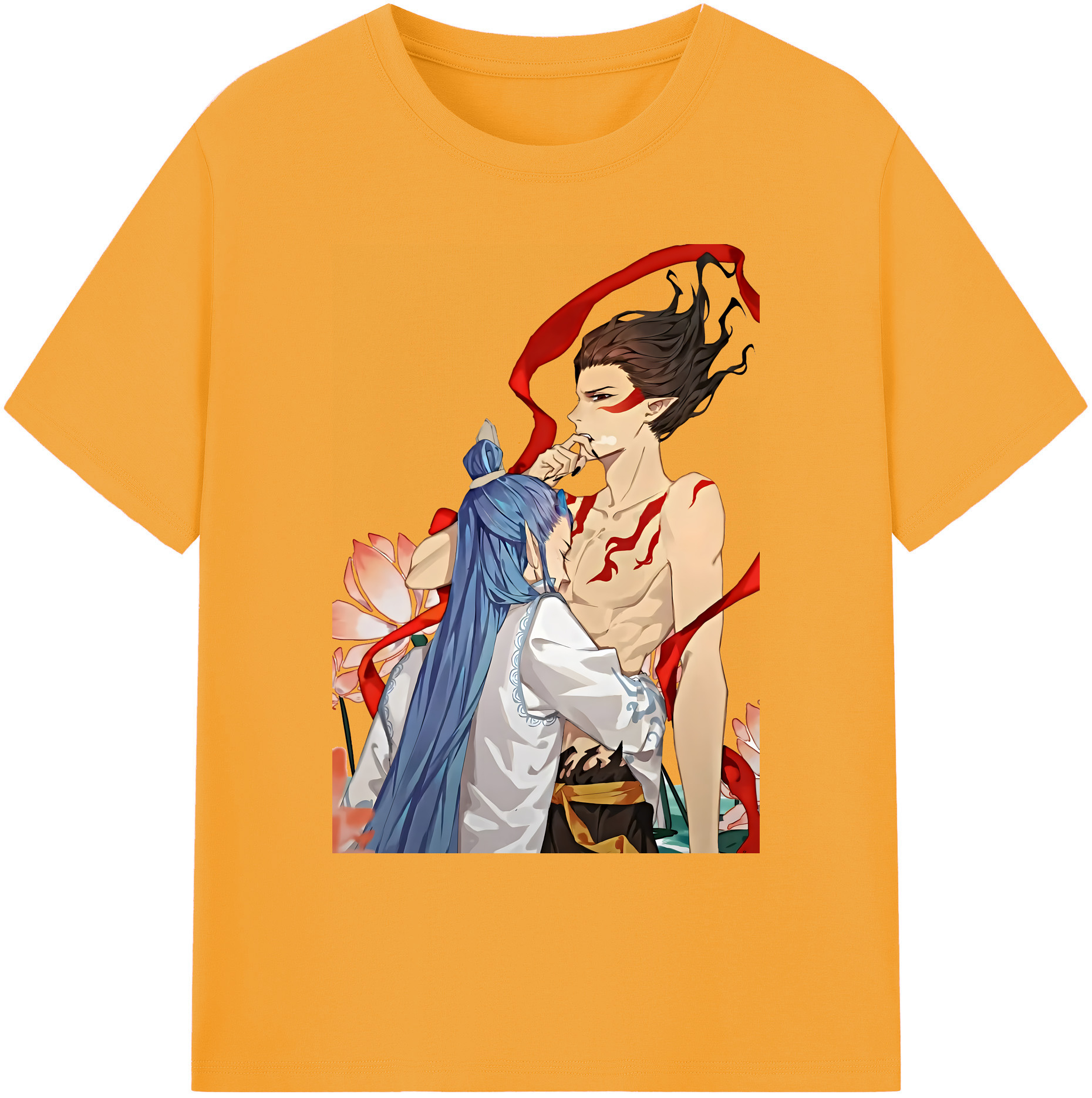 （画像用） Ne Zha 2 ナタ 魔童の大暴れ 綿100％ メンズ半袖Tシャツ｜肌触りやわらか＆通気性