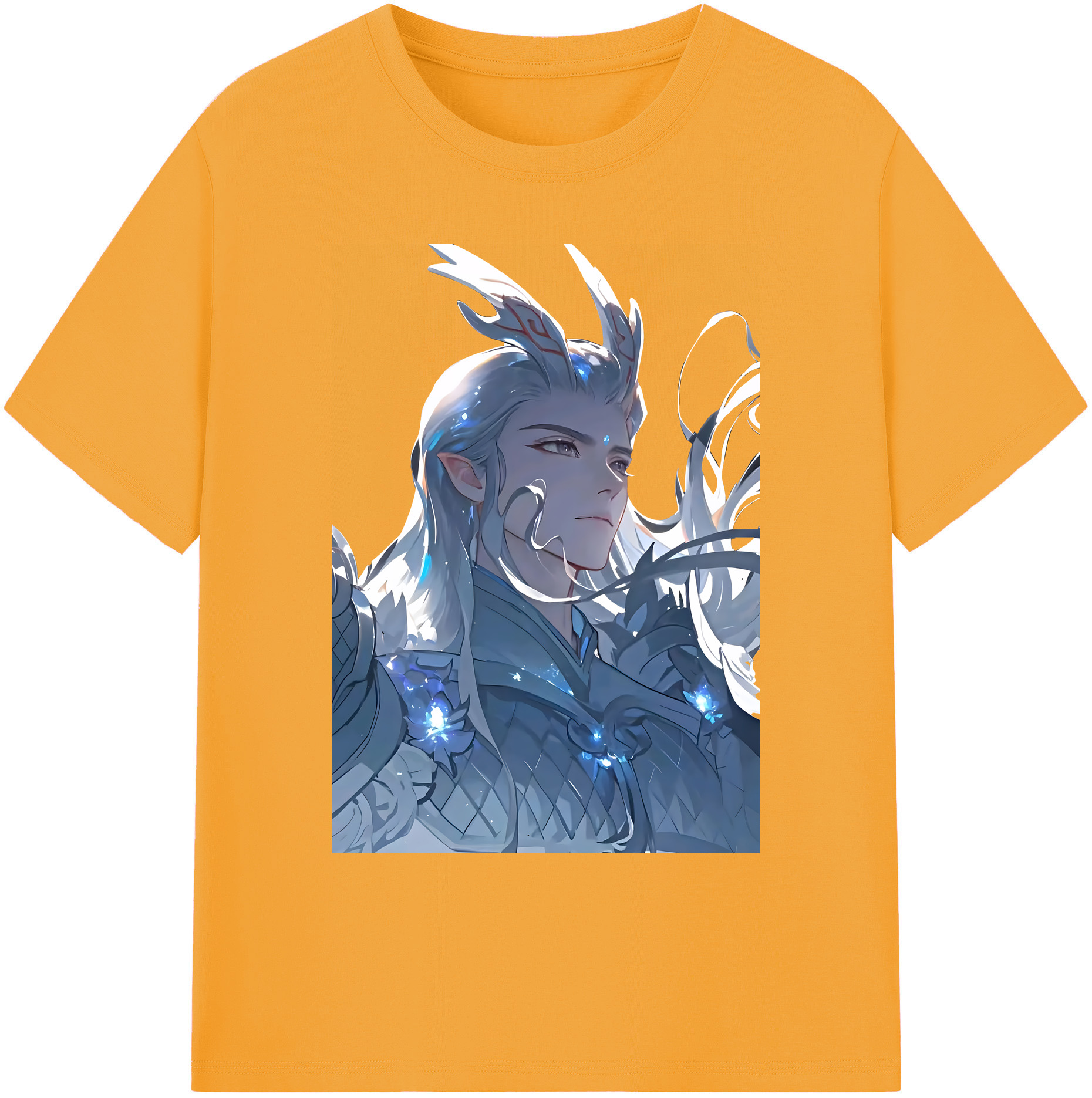 （画像用） Ne Zha 2 ナタ 魔童の大暴れ 綿100％ メンズ半袖Tシャツ｜肌触りやわらか＆通気性