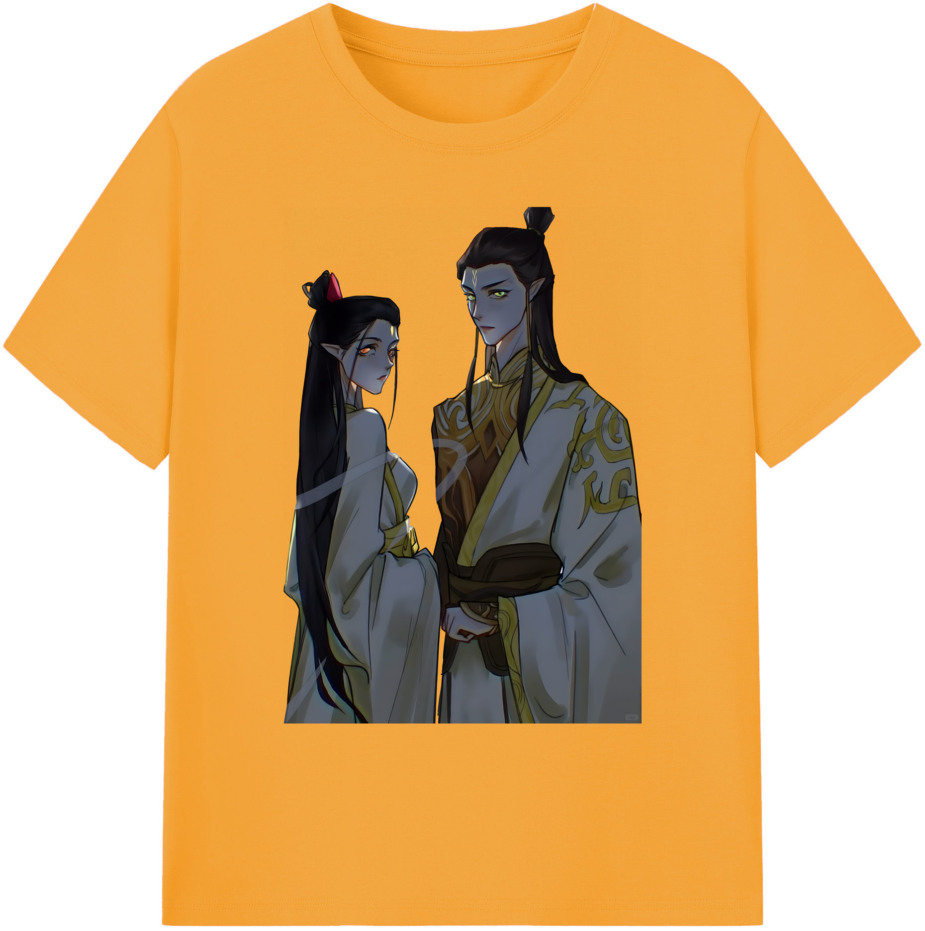 （画像用） Ne Zha 2 ナタ 魔童の大暴れ 綿100％ メンズ半袖Tシャツ｜肌触りやわらか＆通気性