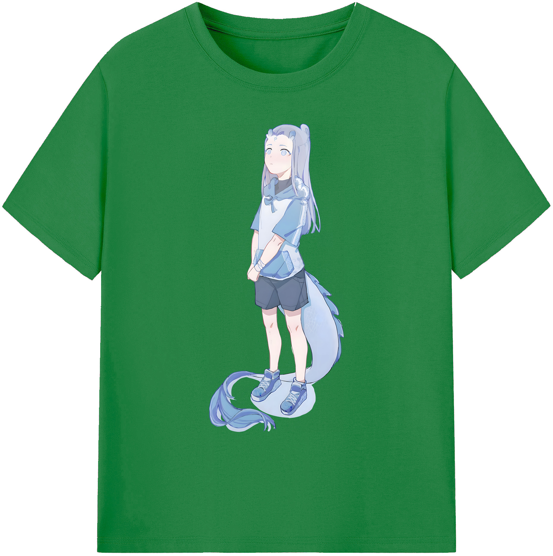 （画像用） Ne Zha 2 ナタ 魔童の大暴れ 綿100％ メンズ半袖Tシャツ｜肌触りやわらか＆通気性