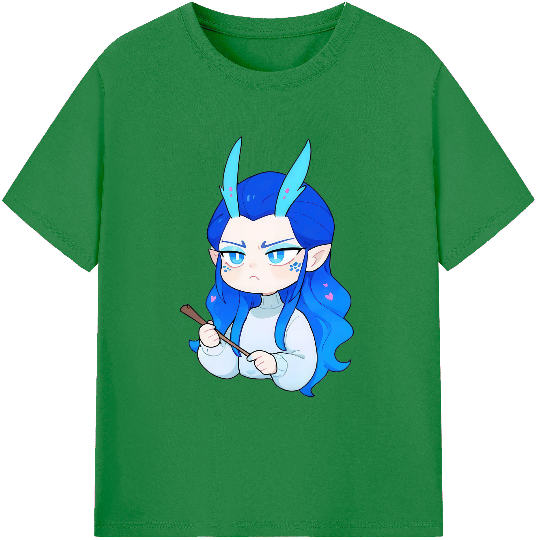 （画像用） Ne Zha 2 ナタ 魔童の大暴れ 綿100％ メンズ半袖Tシャツ｜肌触りやわらか＆通気性