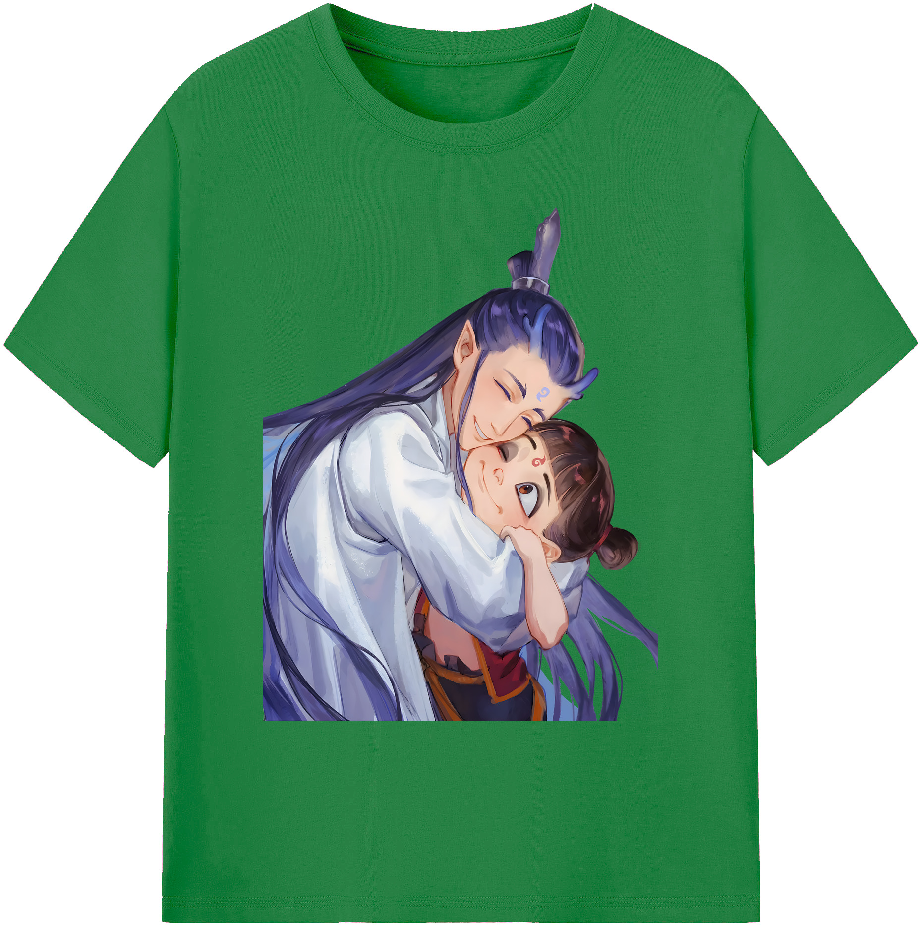 （画像用） Ne Zha 2 ナタ 魔童の大暴れ 綿100％ メンズ半袖Tシャツ｜肌触りやわらか＆通気性