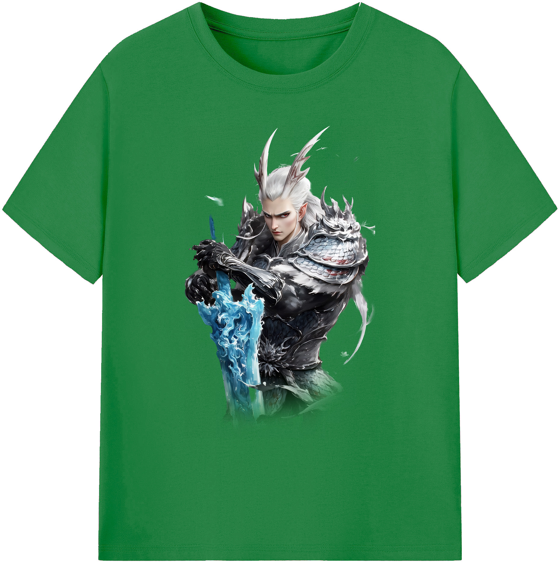 （画像用） Ne Zha 2 ナタ 魔童の大暴れ 綿100％ メンズ半袖Tシャツ｜肌触りやわらか＆通気性