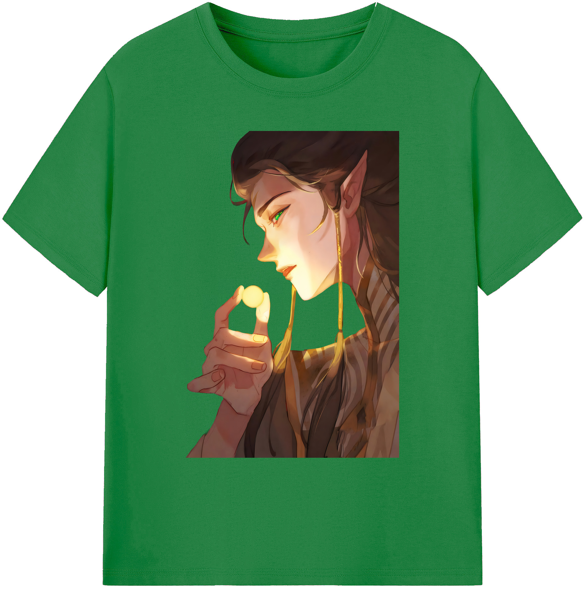 （画像用） Ne Zha 2 ナタ 魔童の大暴れ 綿100％ メンズ半袖Tシャツ｜肌触りやわらか＆通気性
