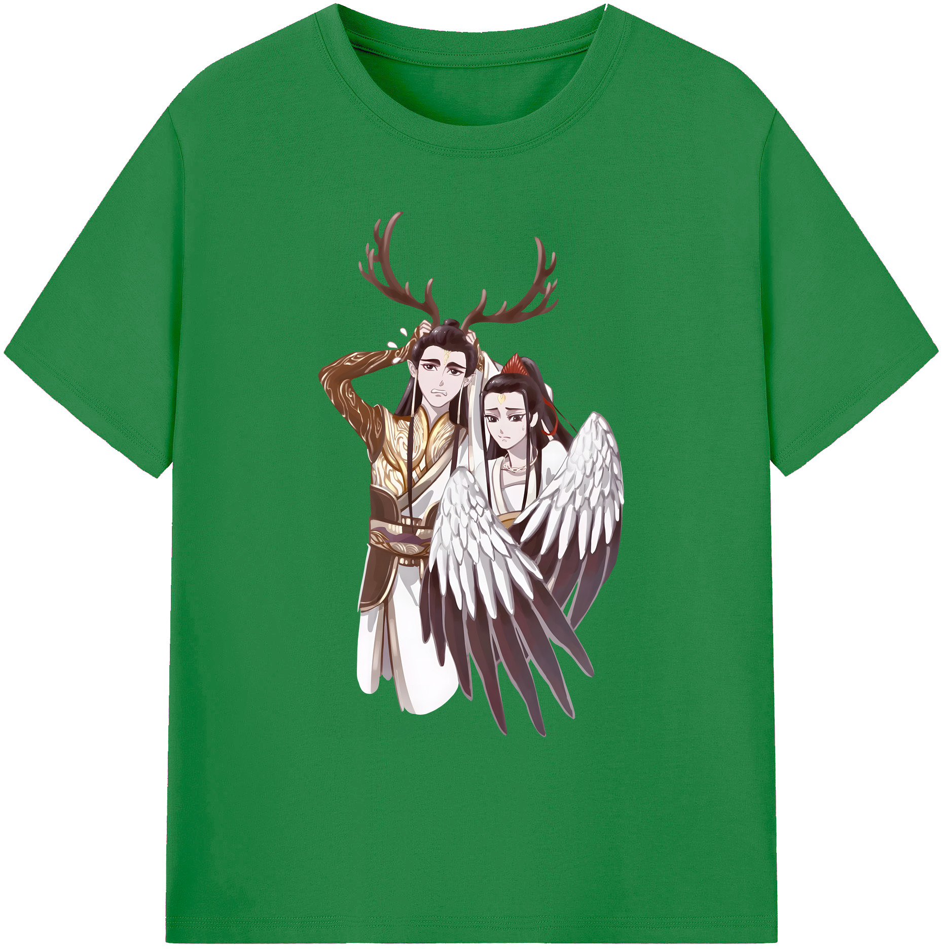 （画像用） Ne Zha 2 ナタ 魔童の大暴れ 綿100％ メンズ半袖Tシャツ｜肌触りやわらか＆通気性