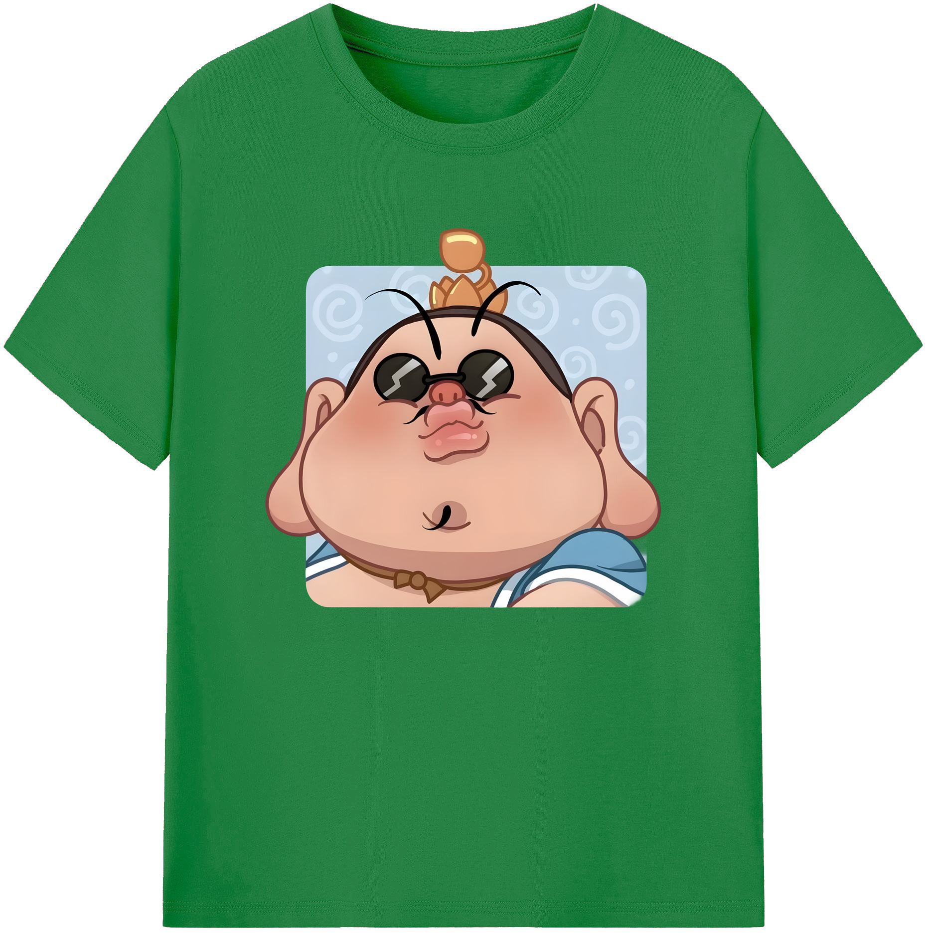 （画像用） Ne Zha 2 ナタ 魔童の大暴れ 綿100％ メンズ半袖Tシャツ｜肌触りやわらか＆通気性