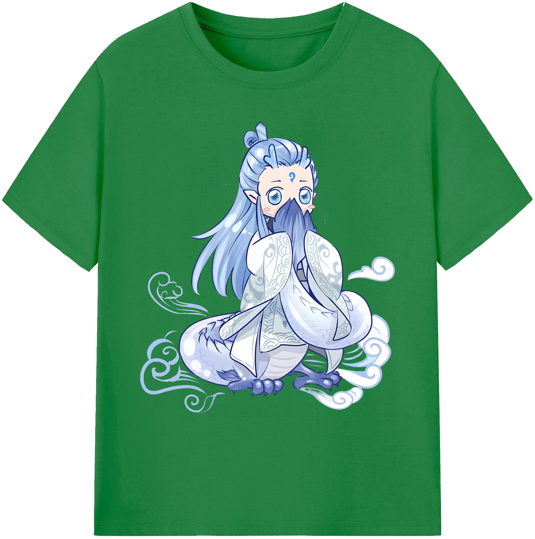 （画像用） Ne Zha 2 ナタ 魔童の大暴れ 綿100％ メンズ半袖Tシャツ｜肌触りやわらか＆通気性