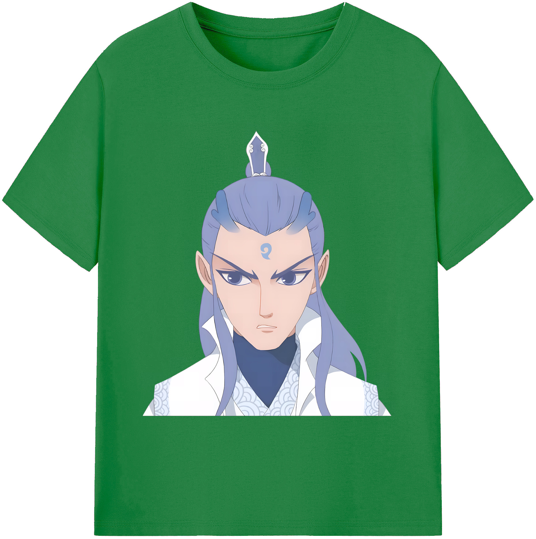 （画像用） Ne Zha 2 ナタ 魔童の大暴れ 綿100％ メンズ半袖Tシャツ｜肌触りやわらか＆通気性