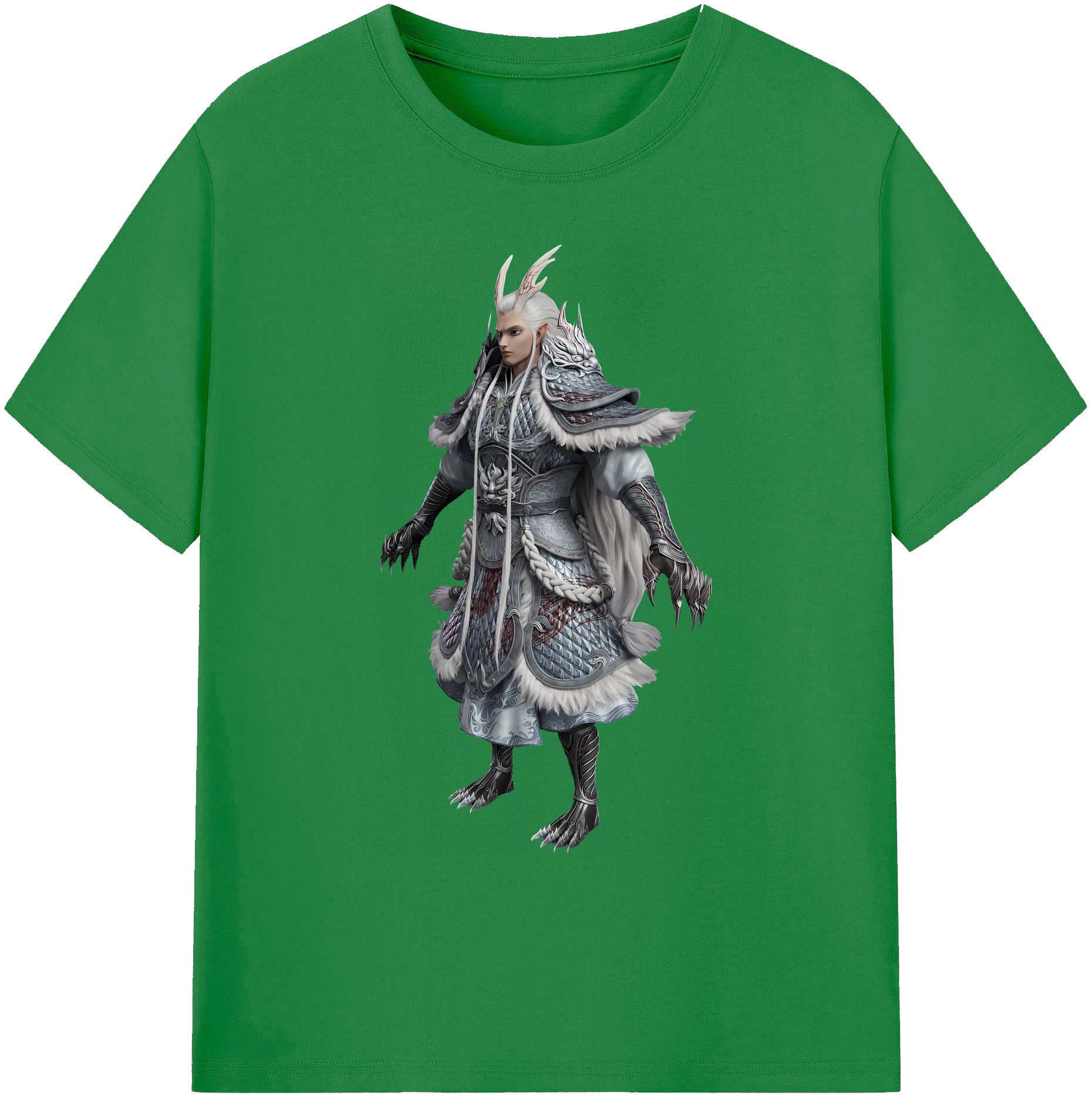 （画像用） Ne Zha 2 ナタ 魔童の大暴れ 綿100％ メンズ半袖Tシャツ｜肌触りやわらか＆通気性