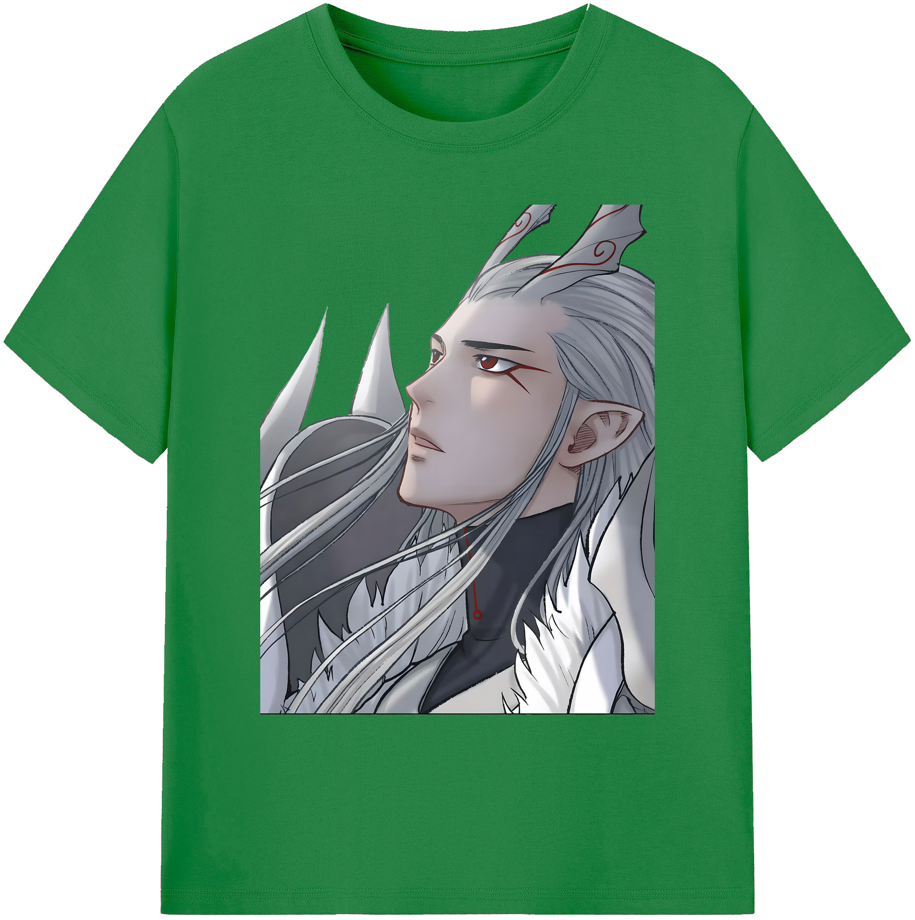 （画像用） Ne Zha 2 ナタ 魔童の大暴れ 綿100％ メンズ半袖Tシャツ｜肌触りやわらか＆通気性