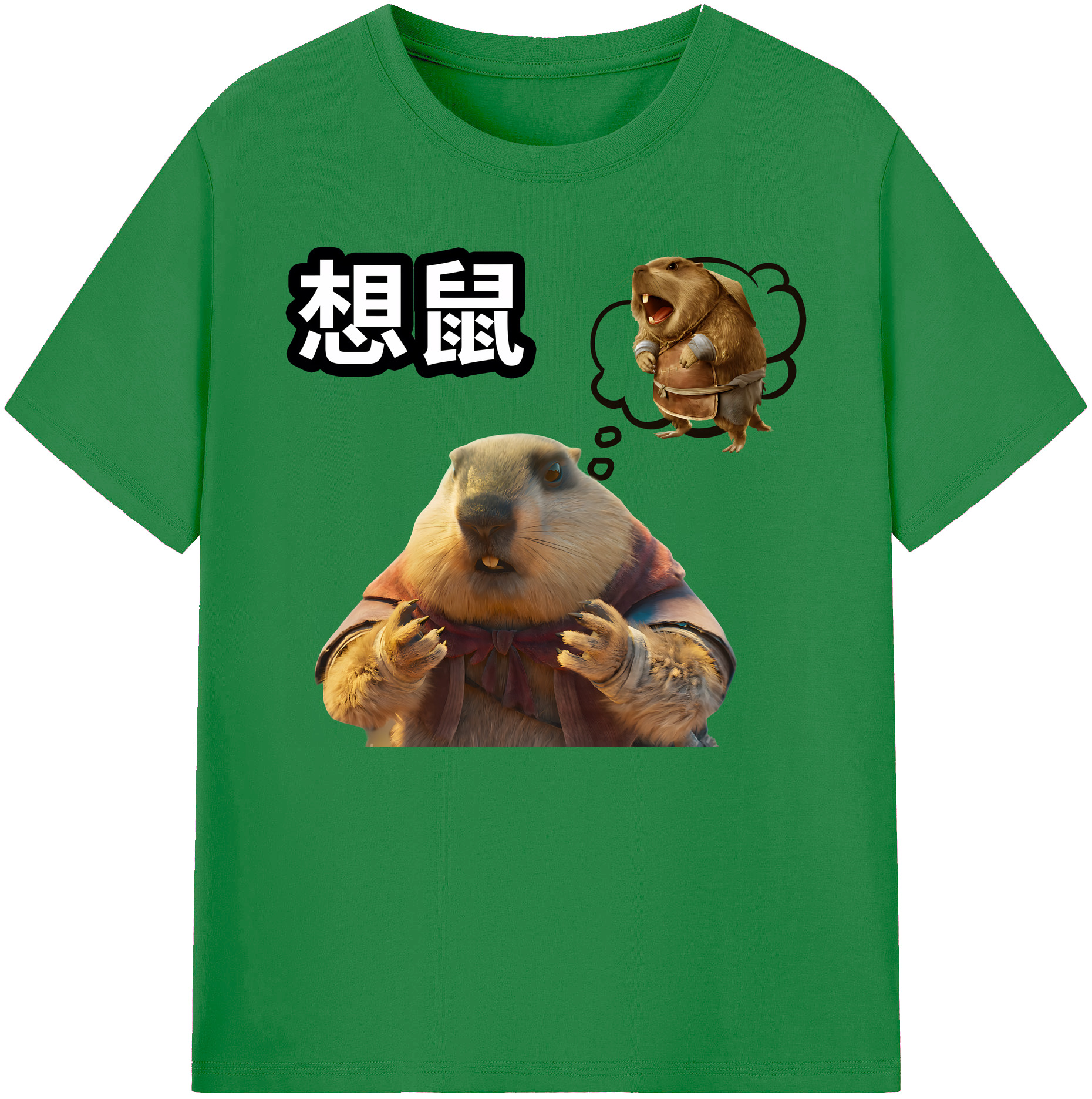 （画像用） Ne Zha 2 ナタ 魔童の大暴れ 綿100％ メンズ半袖Tシャツ｜肌触りやわらか＆通気性