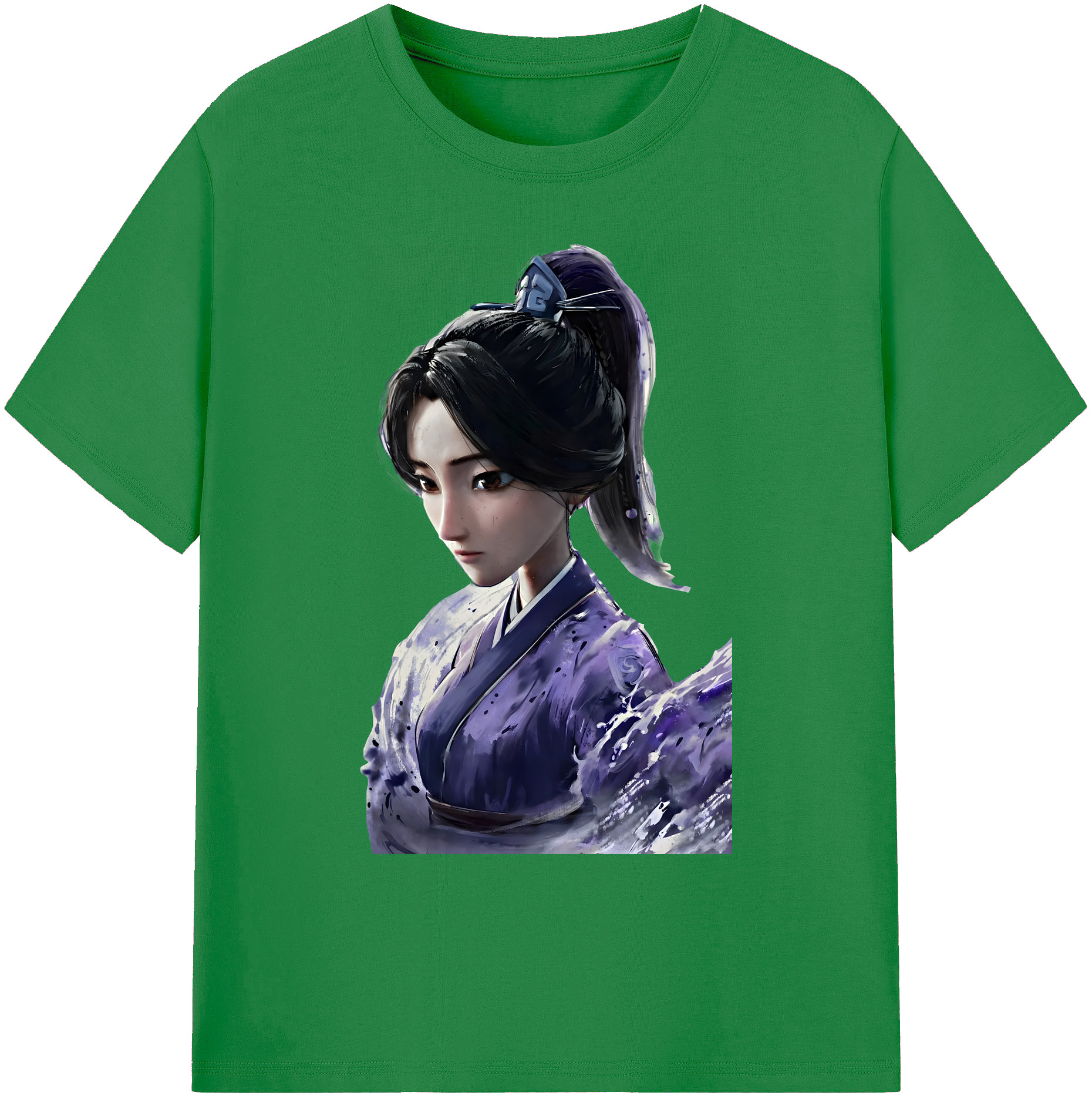 （画像用） Ne Zha 2 ナタ 魔童の大暴れ 綿100％ メンズ半袖Tシャツ｜肌触りやわらか＆通気性