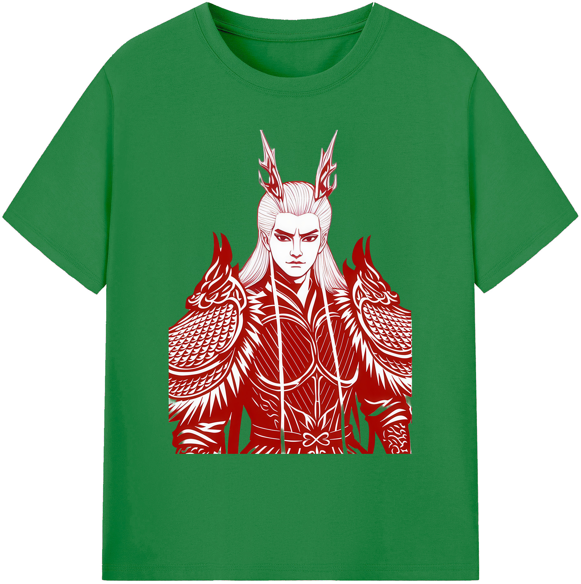 （画像用） Ne Zha 2 ナタ 魔童の大暴れ 綿100％ メンズ半袖Tシャツ｜肌触りやわらか＆通気性