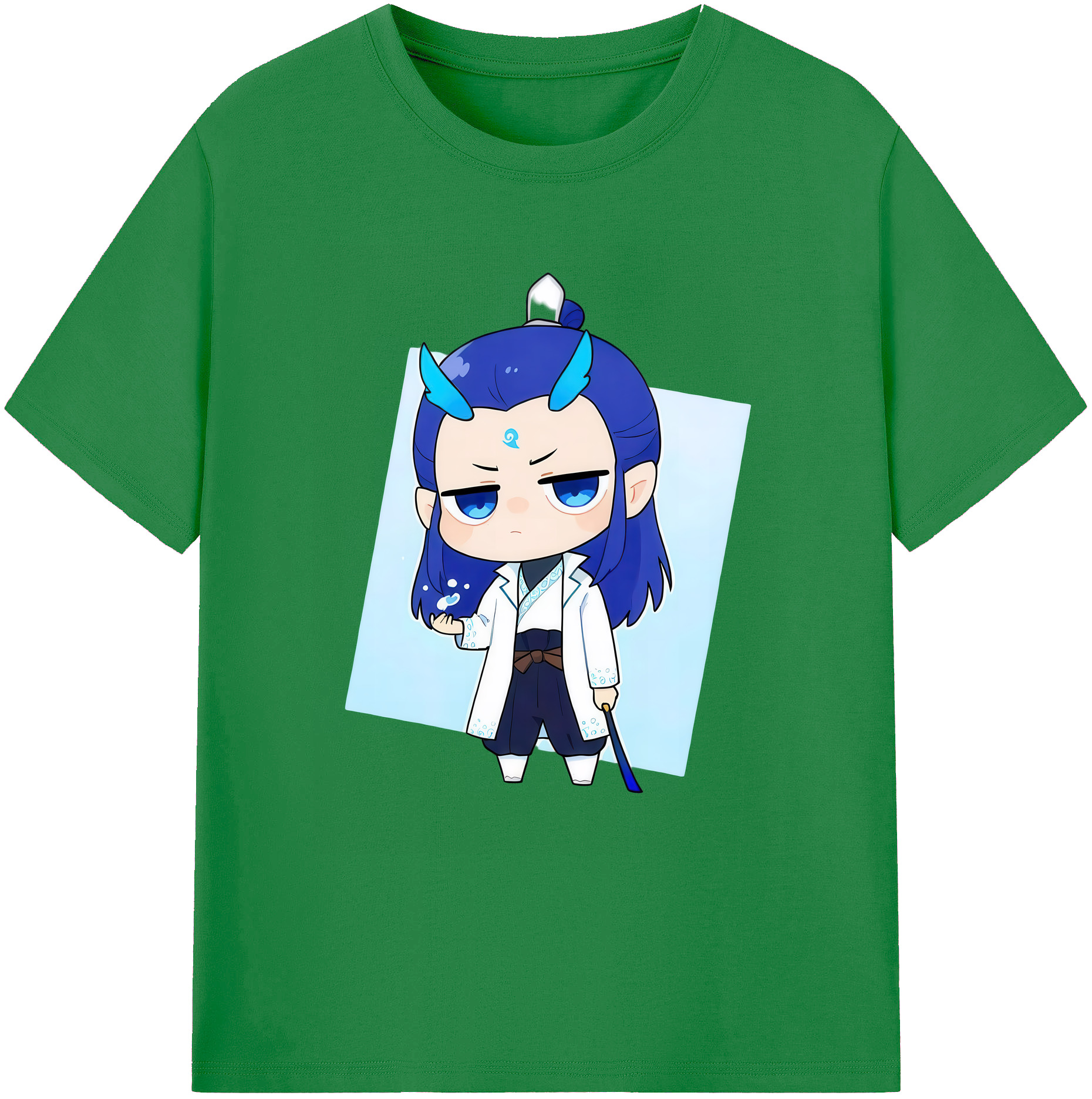 （画像用） Ne Zha 2 ナタ 魔童の大暴れ 綿100％ メンズ半袖Tシャツ｜肌触りやわらか＆通気性