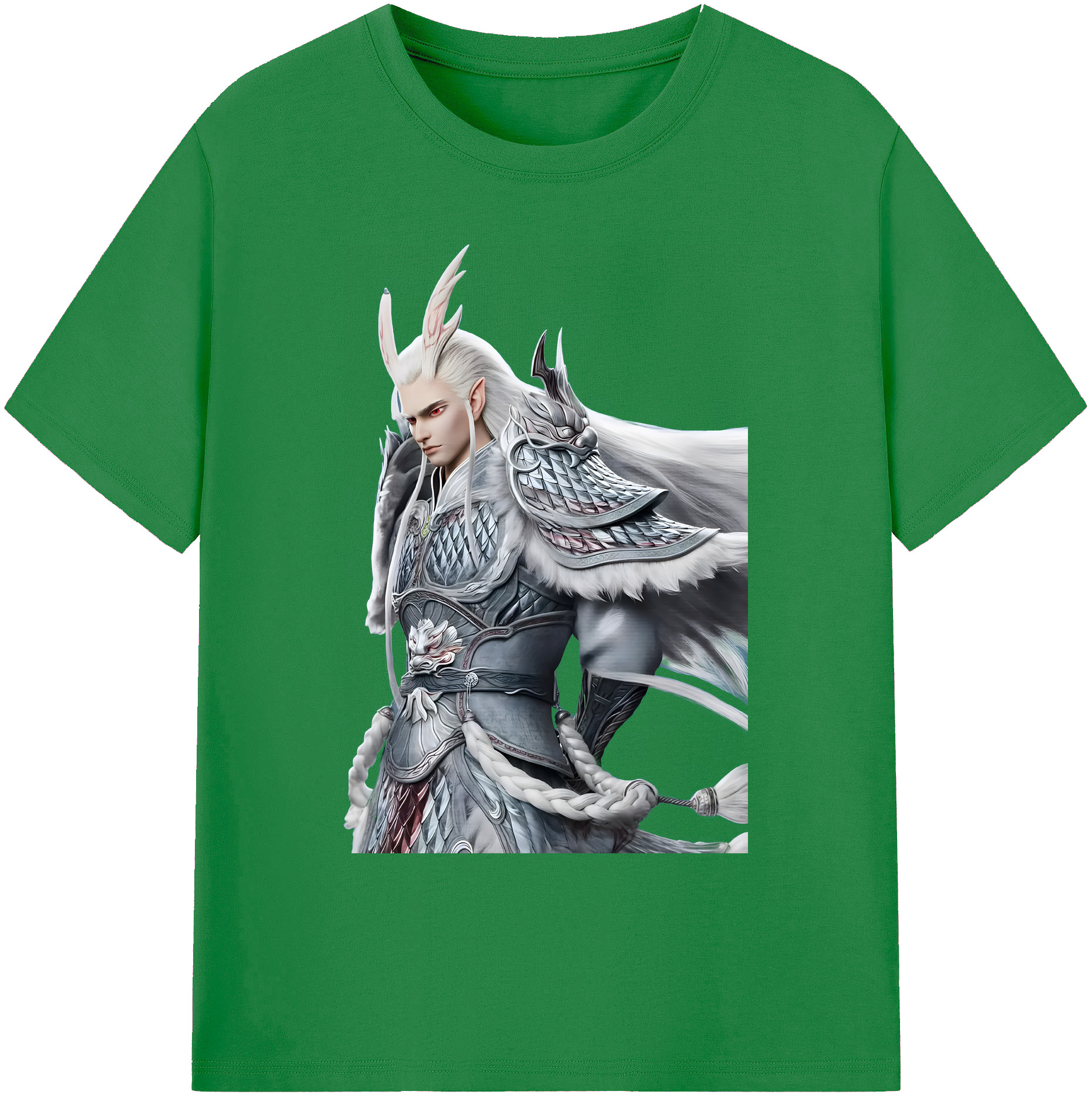 （画像用） Ne Zha 2 ナタ 魔童の大暴れ 綿100％ メンズ半袖Tシャツ｜肌触りやわらか＆通気性