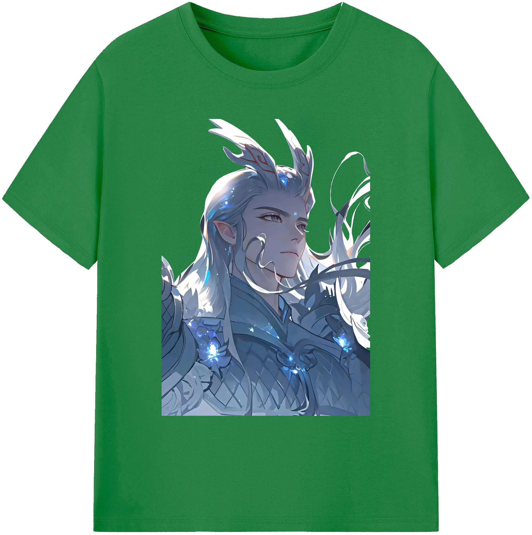 （画像用） Ne Zha 2 ナタ 魔童の大暴れ 綿100％ メンズ半袖Tシャツ｜肌触りやわらか＆通気性