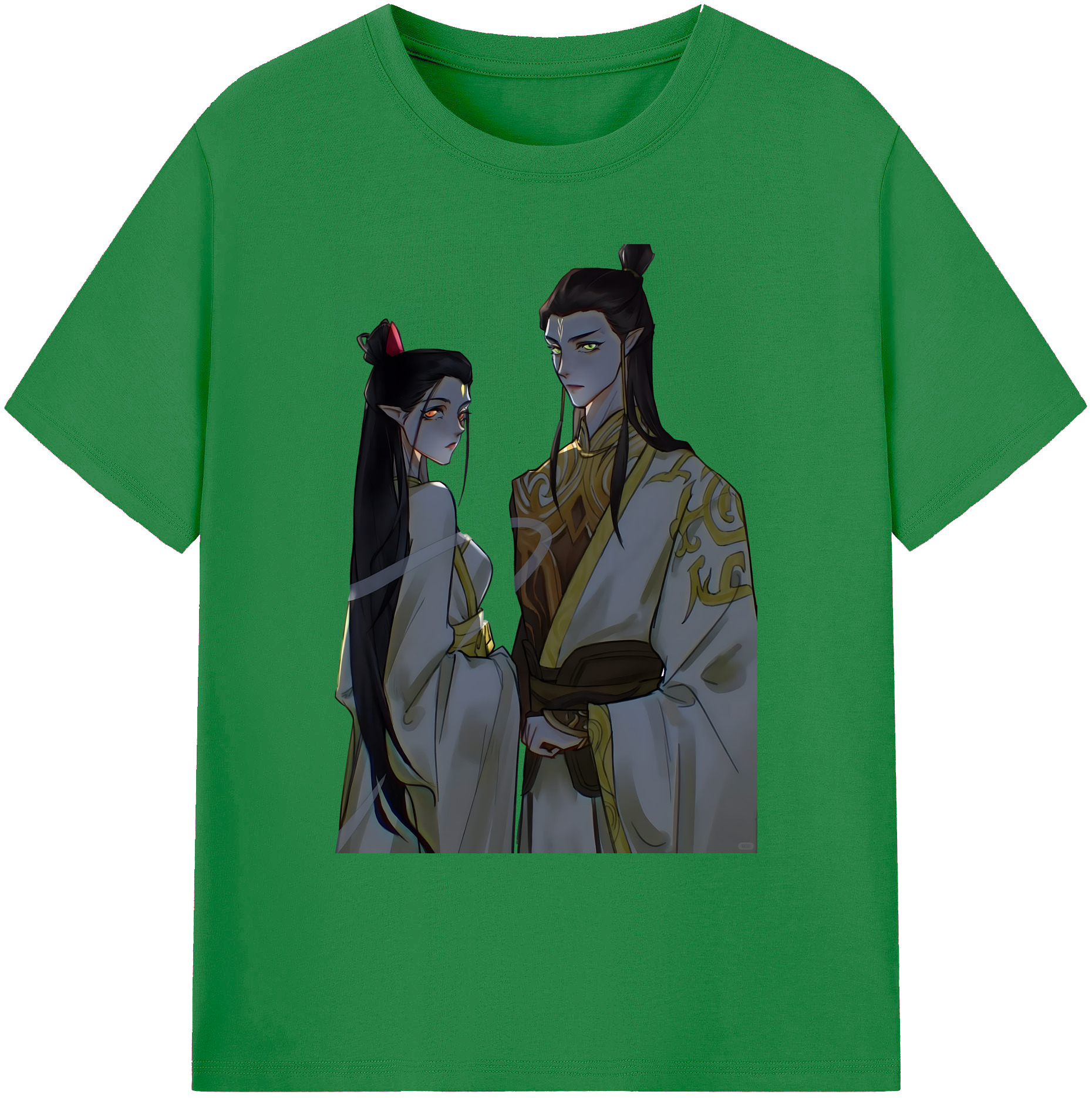 （画像用） Ne Zha 2 ナタ 魔童の大暴れ 綿100％ メンズ半袖Tシャツ｜肌触りやわらか＆通気性