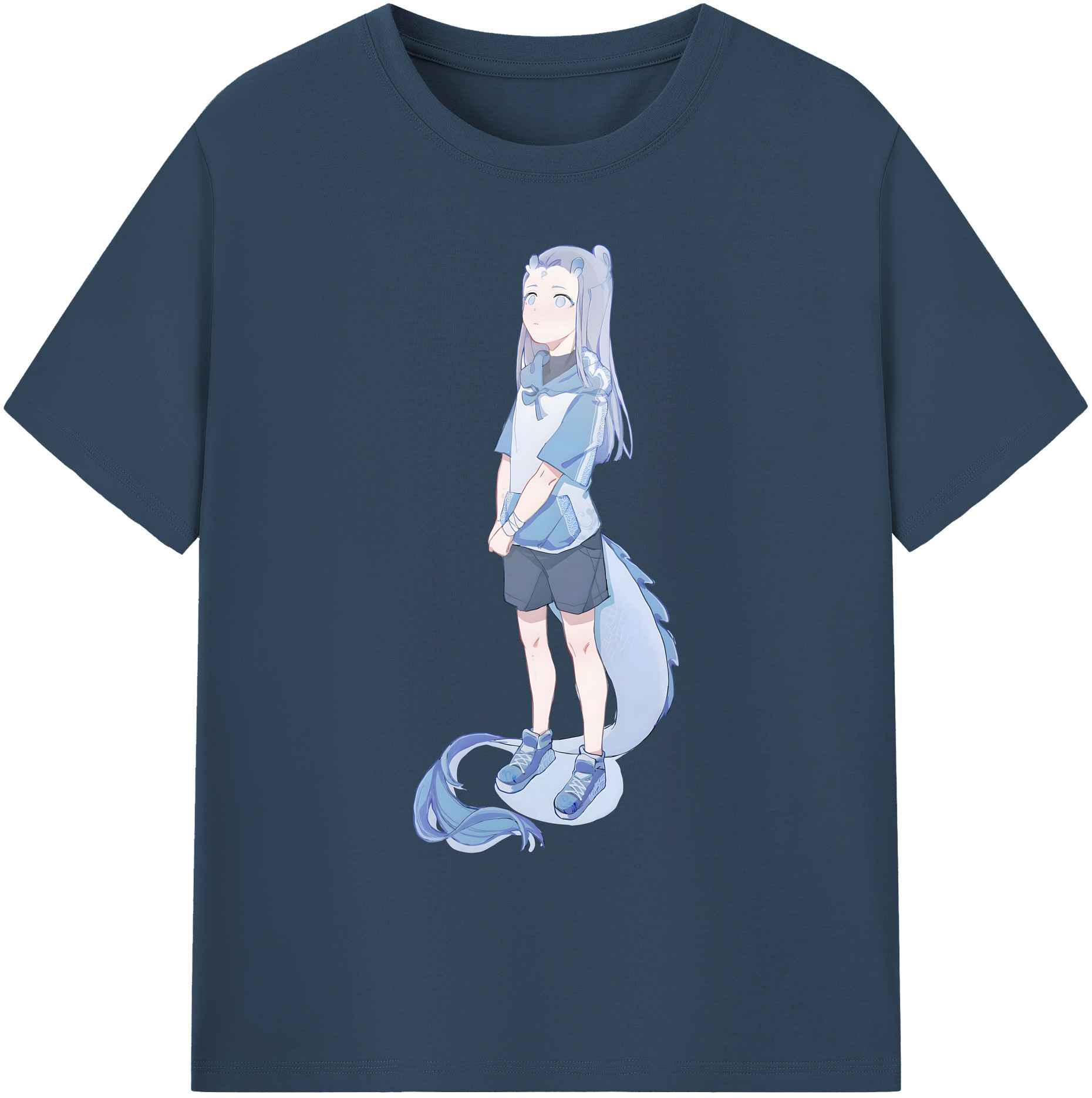 （画像用） Ne Zha 2 ナタ 魔童の大暴れ 綿100％ メンズ半袖Tシャツ｜肌触りやわらか＆通気性
