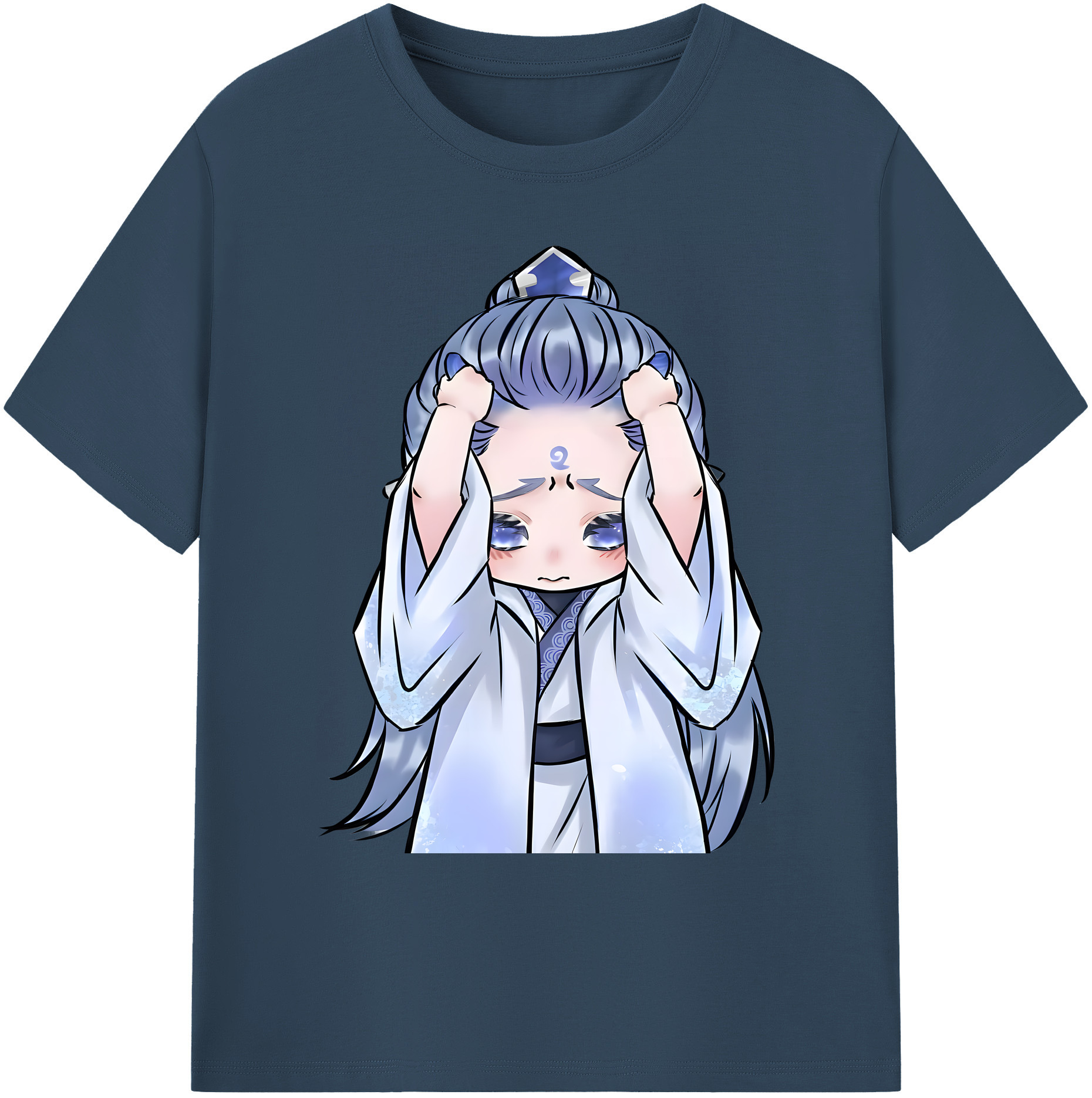 （画像用） Ne Zha 2 ナタ 魔童の大暴れ 綿100％ メンズ半袖Tシャツ｜肌触りやわらか＆通気性