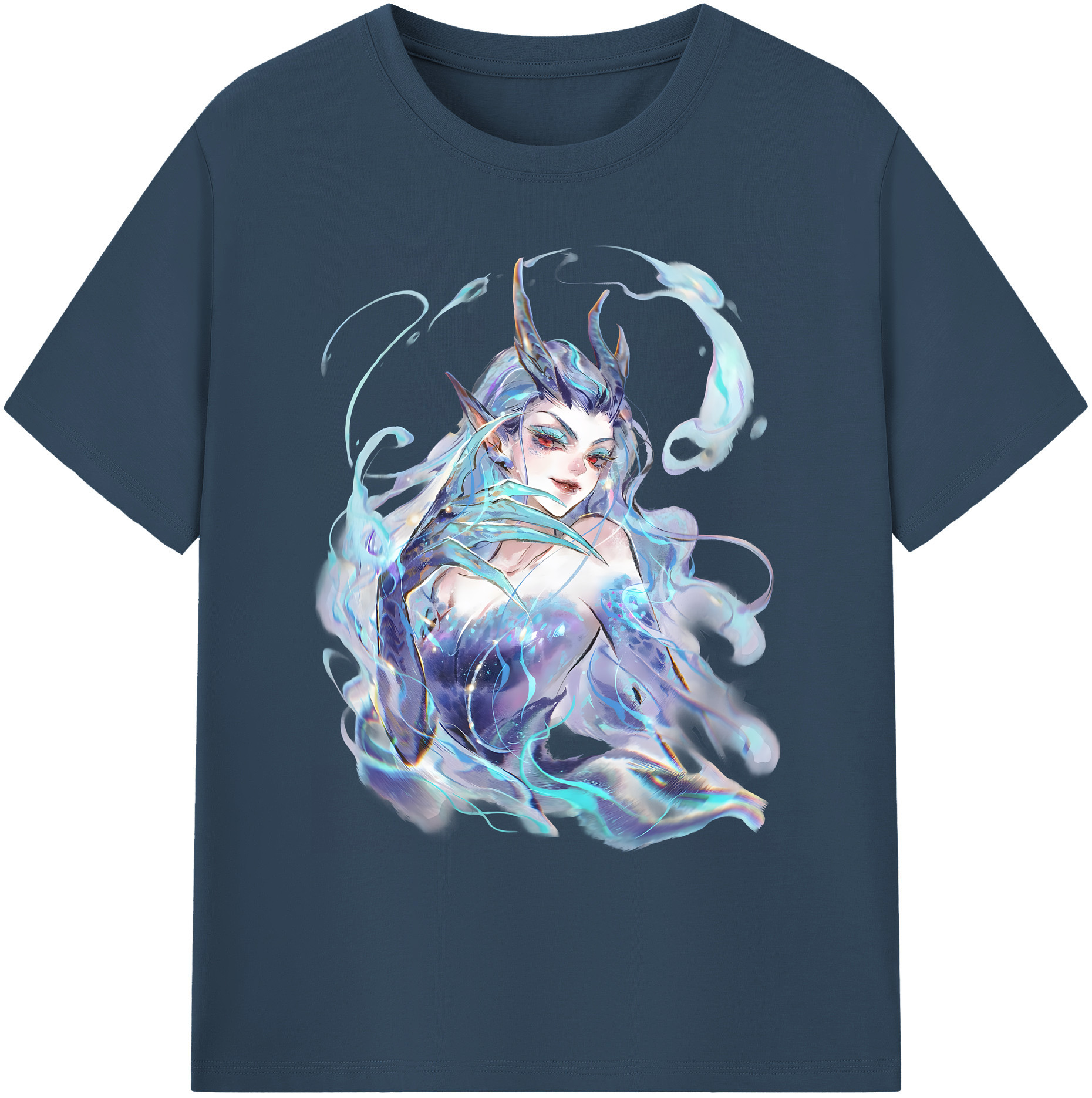 （画像用） Ne Zha 2 ナタ 魔童の大暴れ 綿100％ メンズ半袖Tシャツ｜肌触りやわらか＆通気性