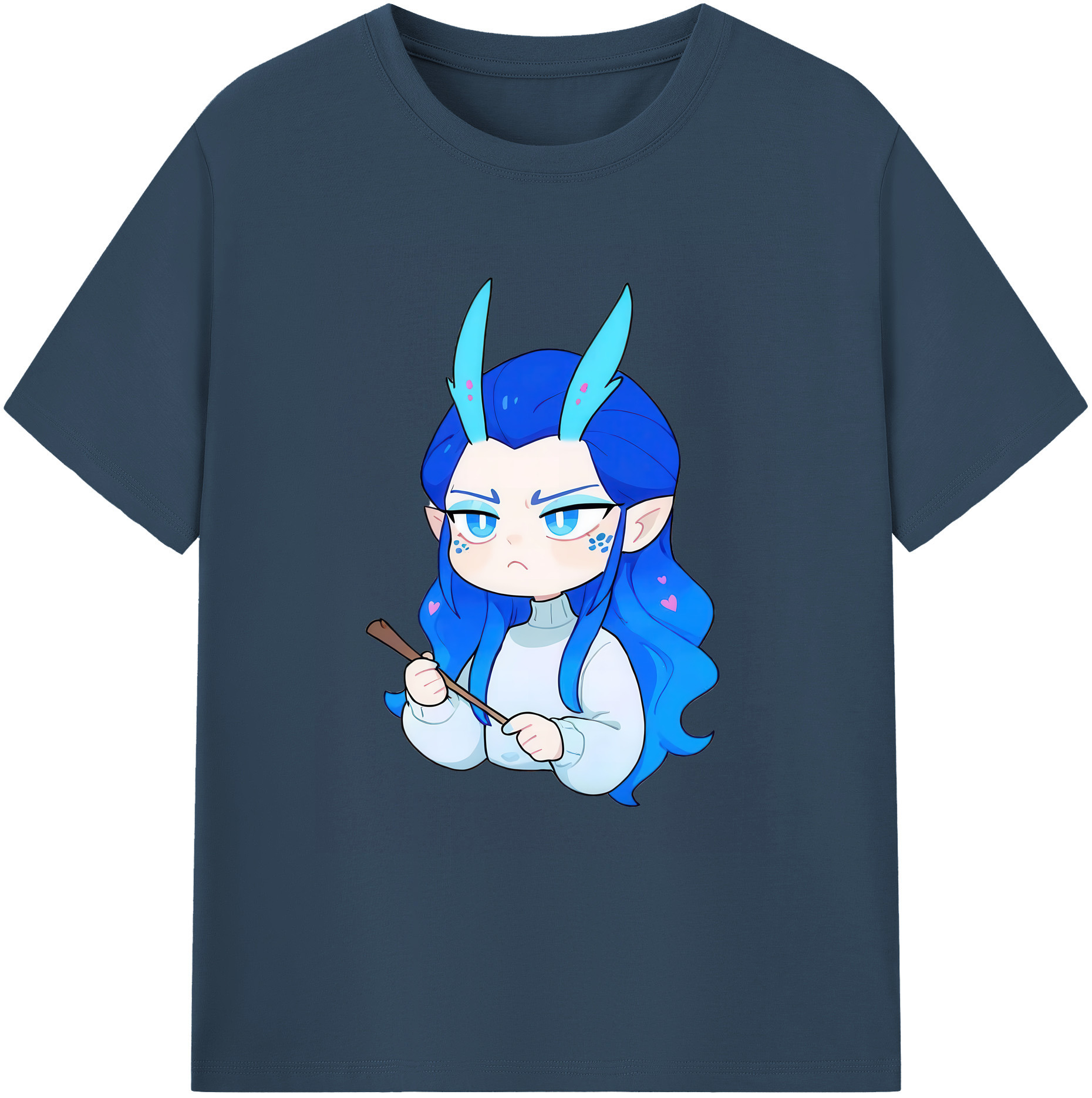 （画像用） Ne Zha 2 ナタ 魔童の大暴れ 綿100％ メンズ半袖Tシャツ｜肌触りやわらか＆通気性