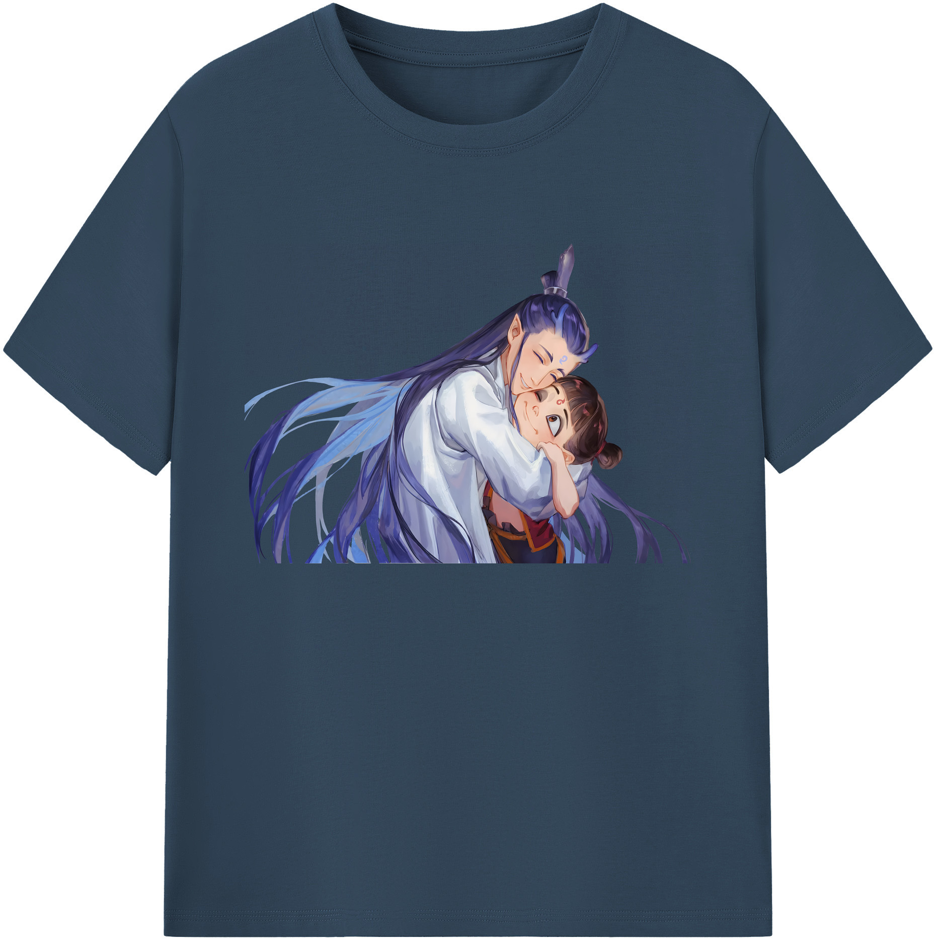 （画像用） Ne Zha 2 ナタ 魔童の大暴れ 綿100％ メンズ半袖Tシャツ｜肌触りやわらか＆通気性
