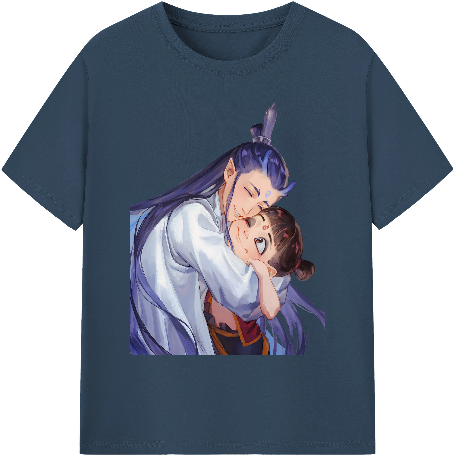 （画像用） Ne Zha 2 ナタ 魔童の大暴れ 綿100％ メンズ半袖Tシャツ｜肌触りやわらか＆通気性